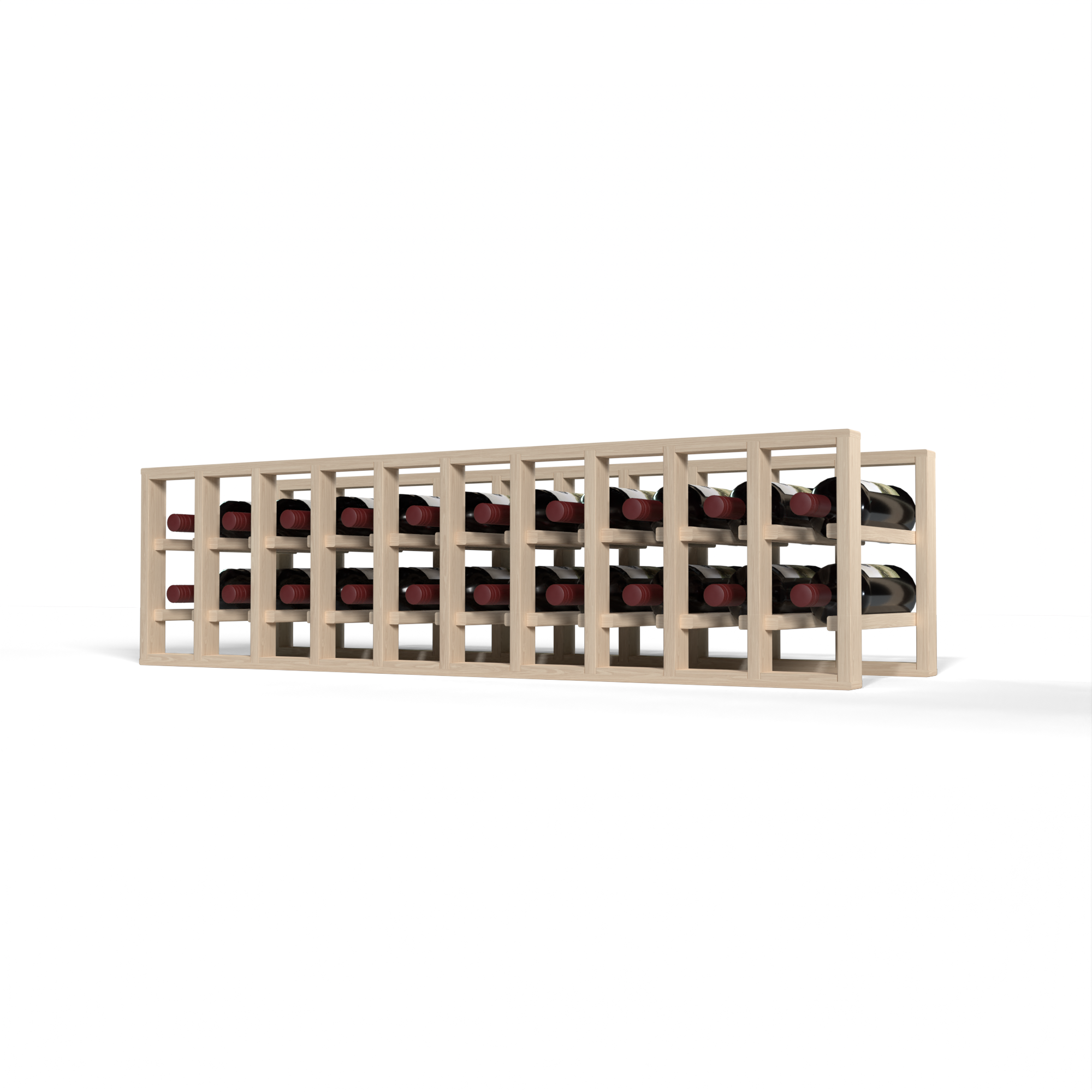 GrandCellar™ - 10 Column Full-Depth Standard Wine Rack - 12
