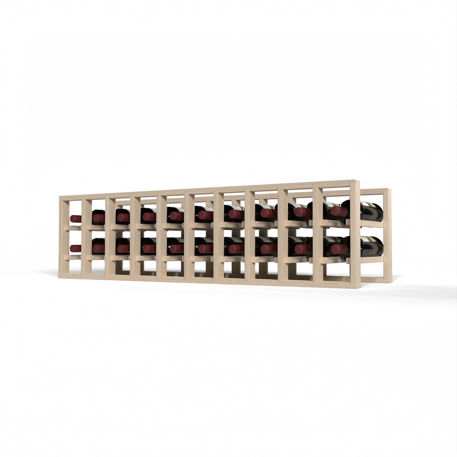 GrandCellar™ - 10 Column Full-Depth Standard Wine Rack - 12"