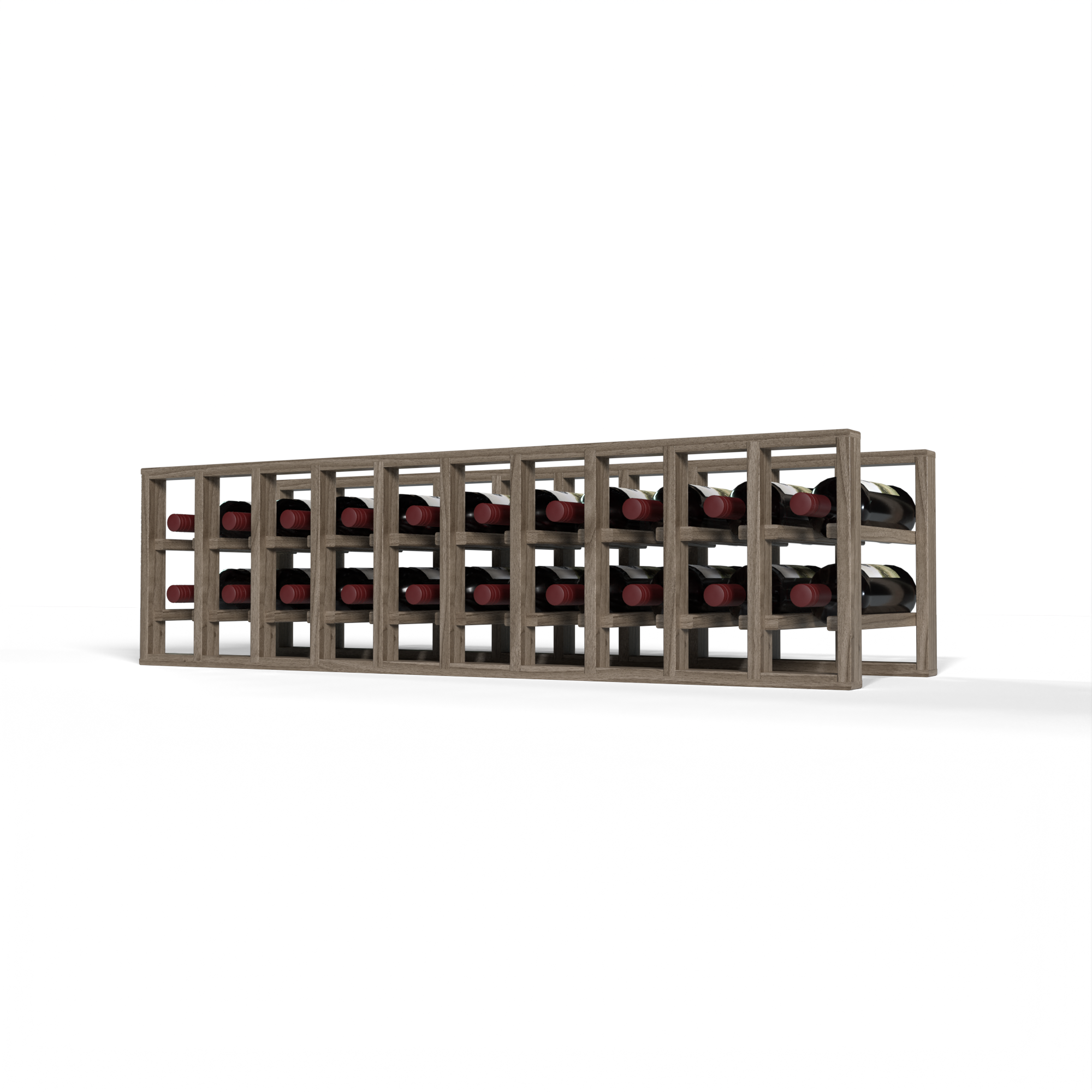 GrandCellar™ - 10 Column Full-Depth Standard Wine Rack - 12