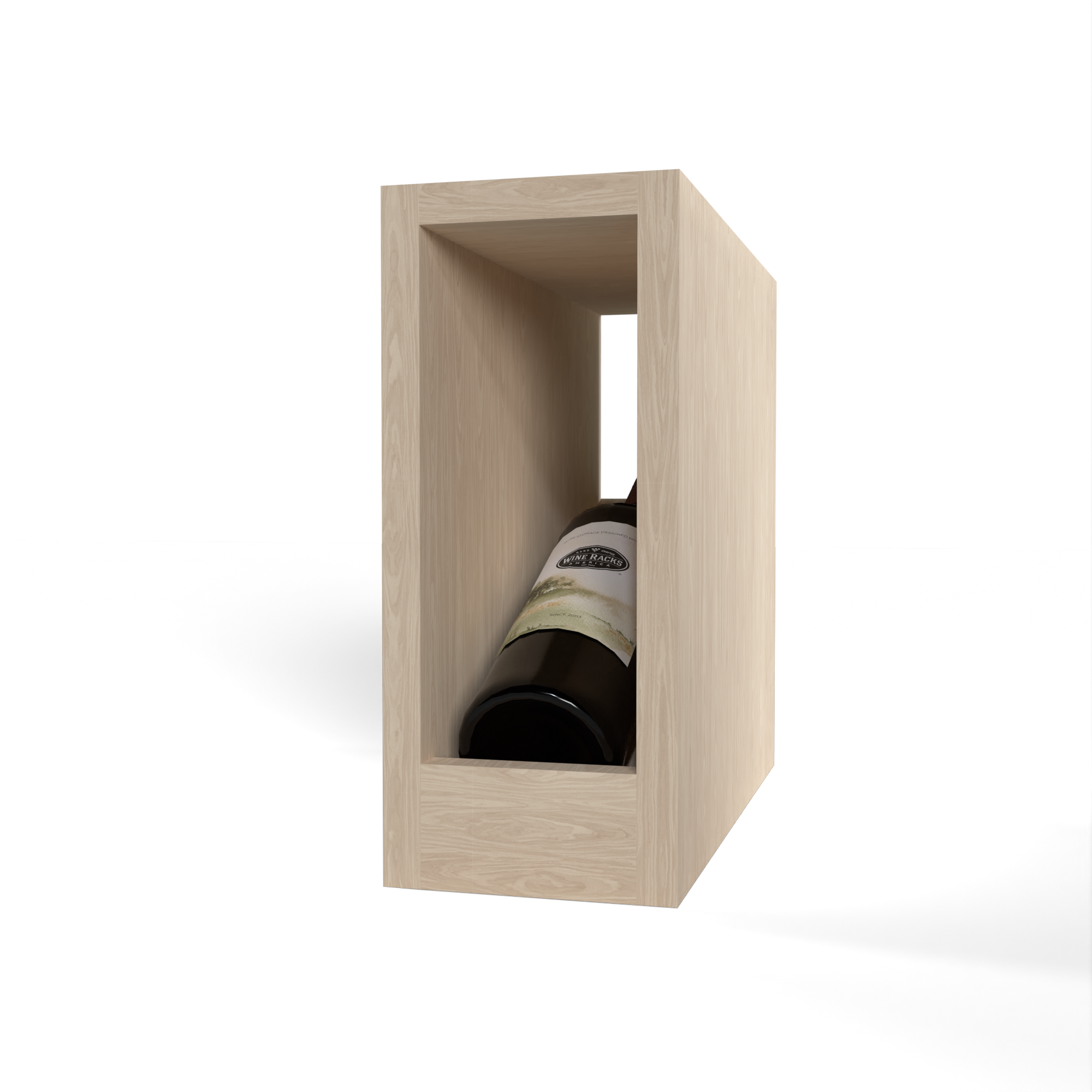 GrandCellar™ - 1 Column Full-Depth Elevated Cradle Display Row - 12 ...
