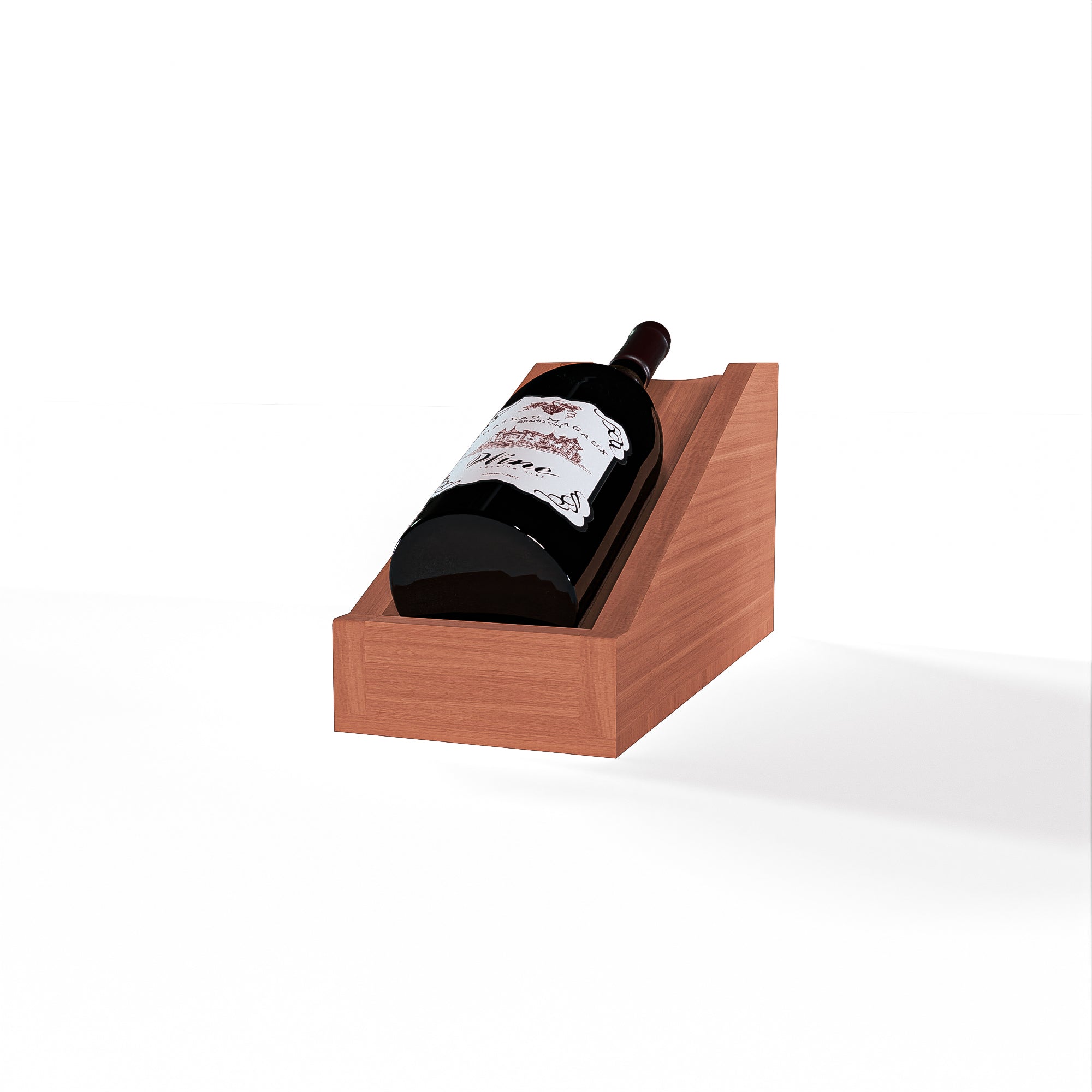 GrandCellar™ - 1 Column Full-Depth Magnum Cradle Display Top - 7