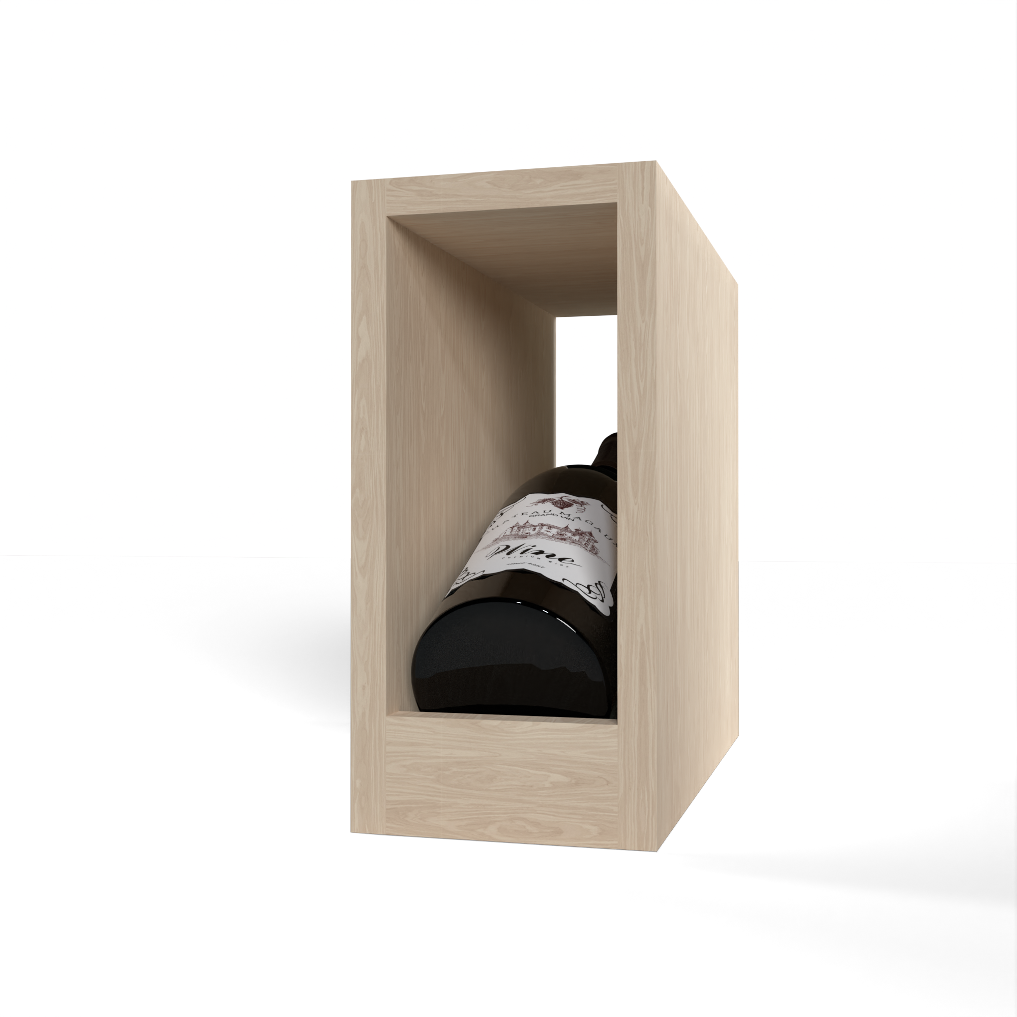 GrandCellar™ - 1 Column Full-Depth Magnum Elevated Cradle Display Row ...