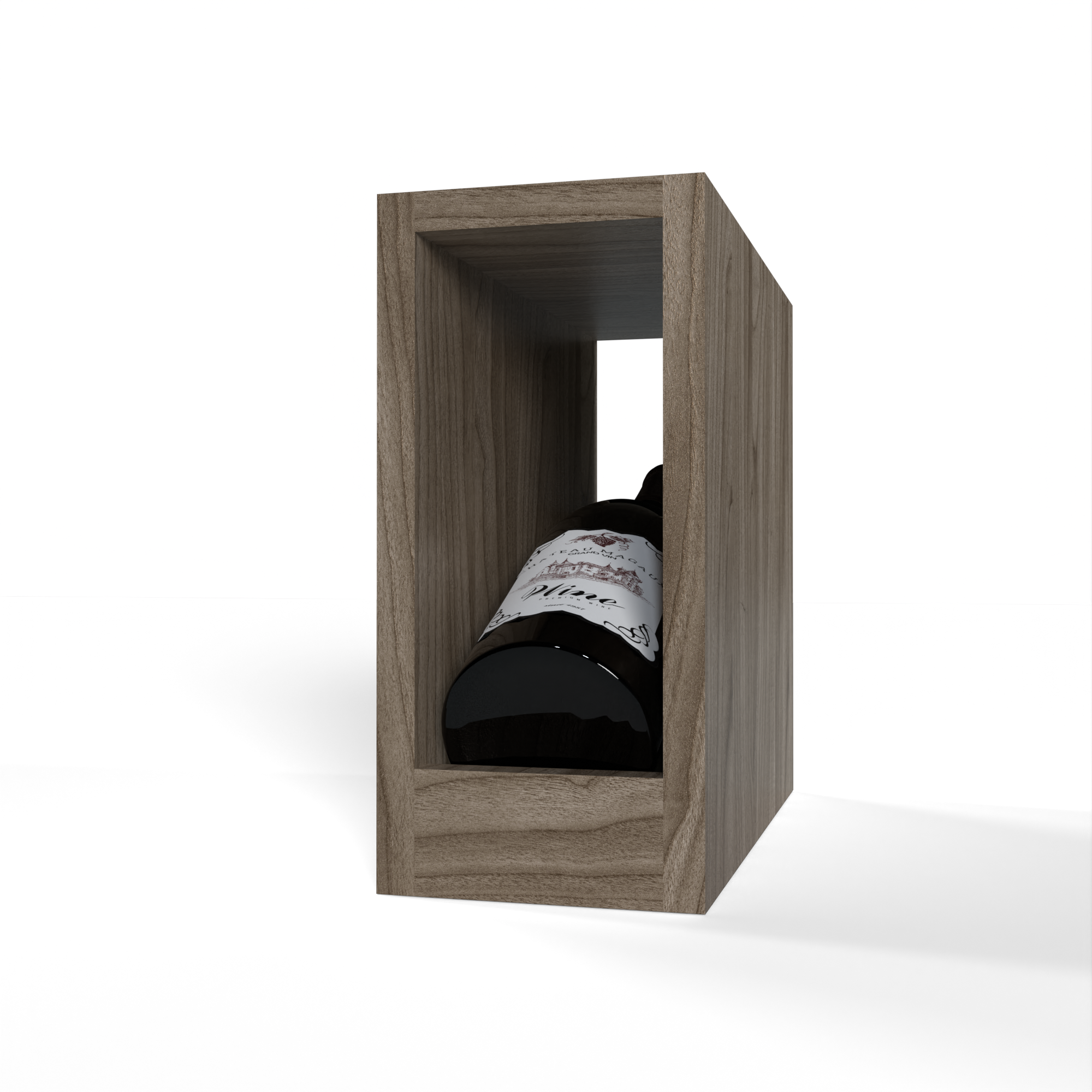 GrandCellar™ - 1 Column  Full-Depth Magnum Elevated Cradle Display Row - 12