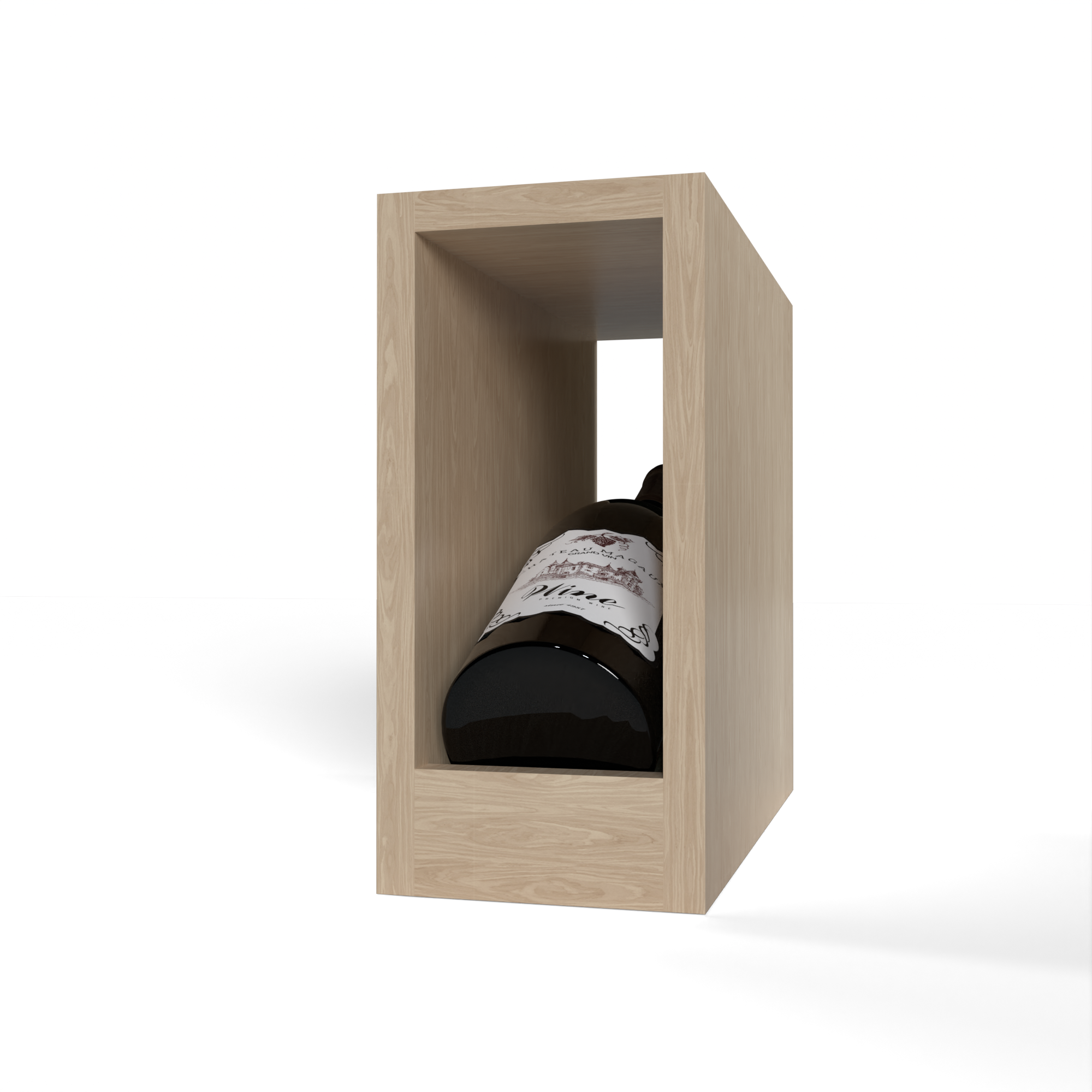 GrandCellar™ - 1 Column  Full-Depth Magnum Elevated Cradle Display Row - 12