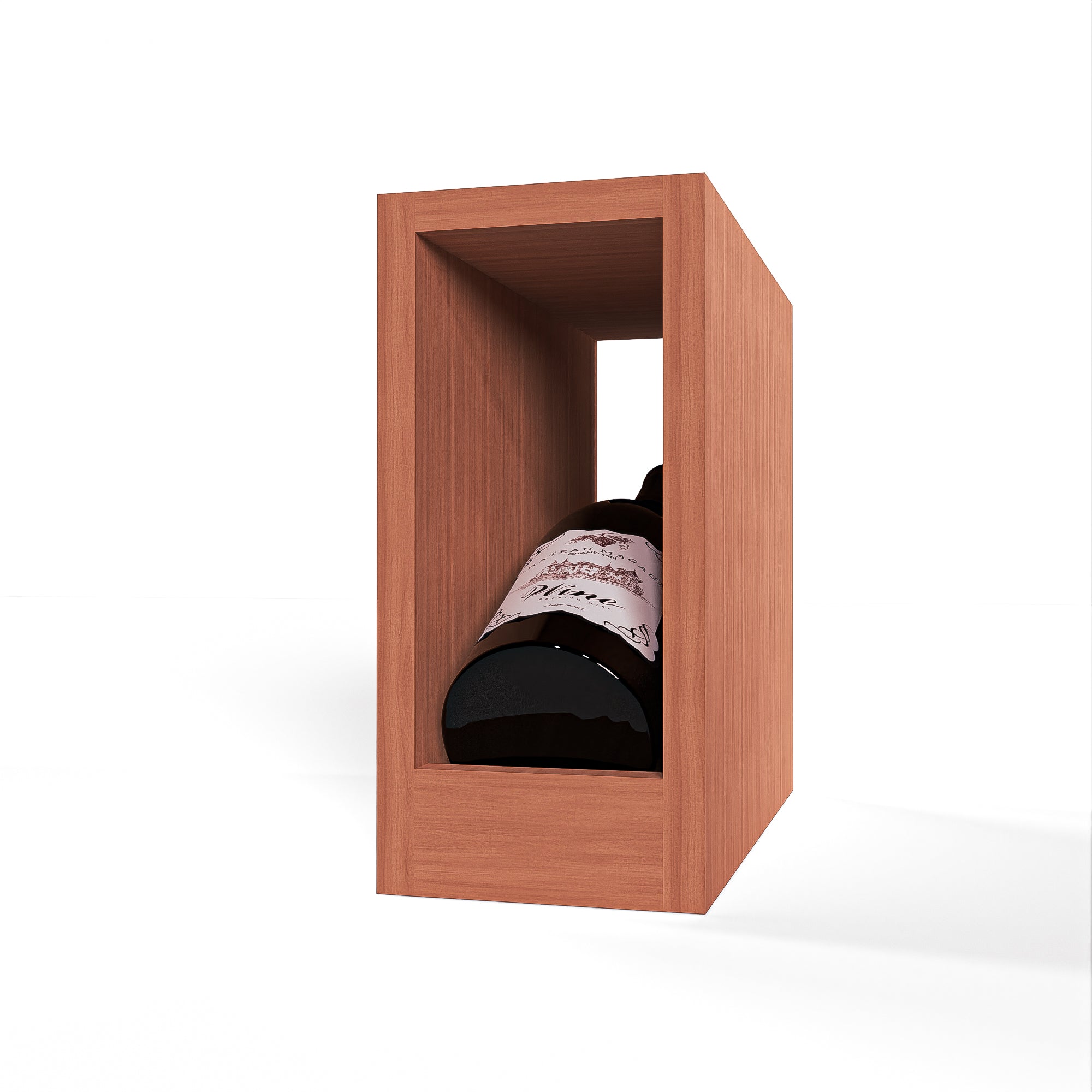 Design Rack Craddle GrandCellar™ - 1 Column Full-Depth Magnum Elevated Cradle Display Row ...