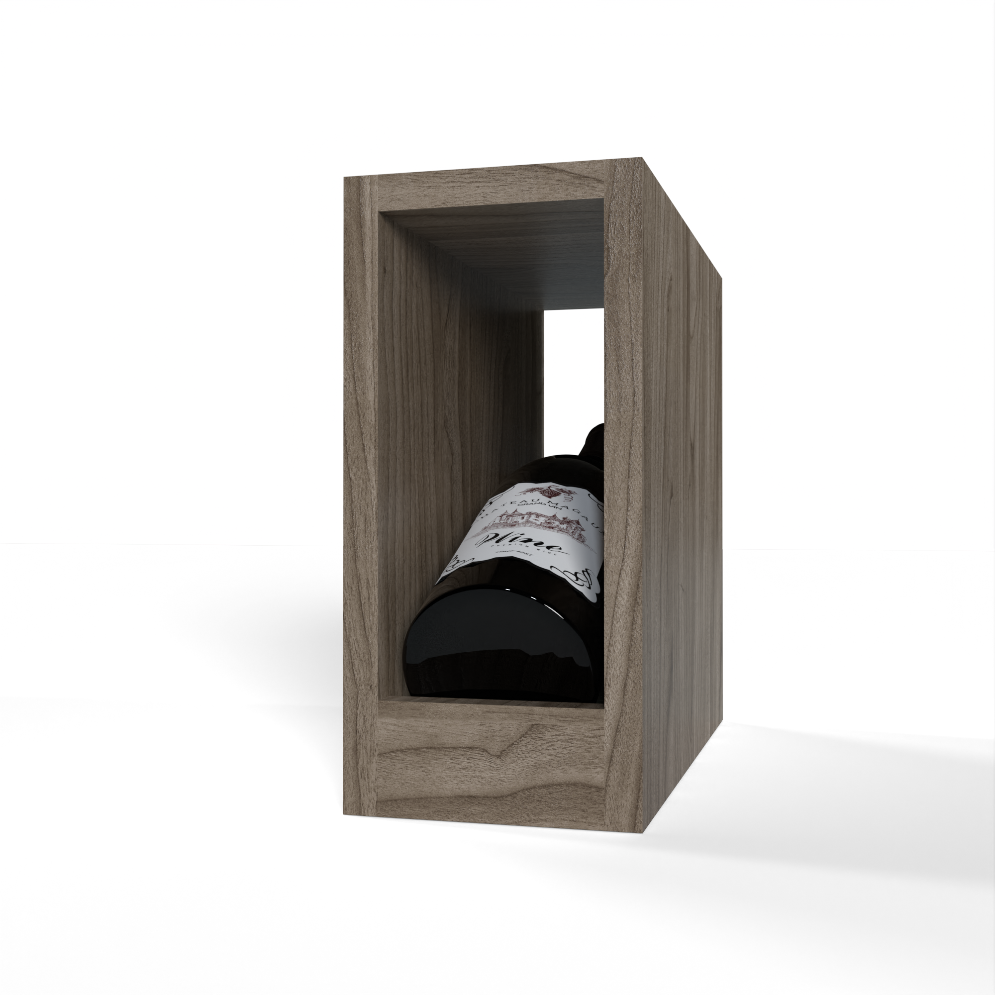 GrandCellar™ - 1 Column Full-Depth Magnum Elevated Display Row - 12