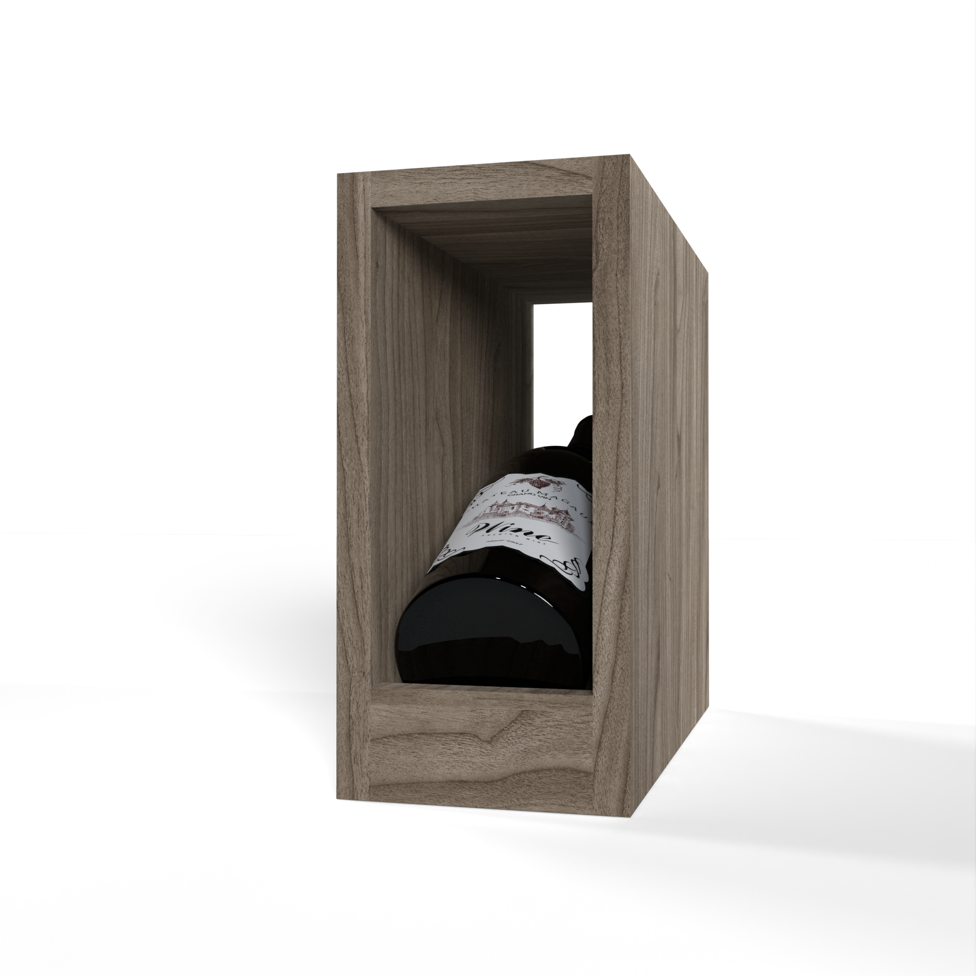 GrandCellar™ - 1 Column Full-Depth Magnum Elevated Display Row - 12