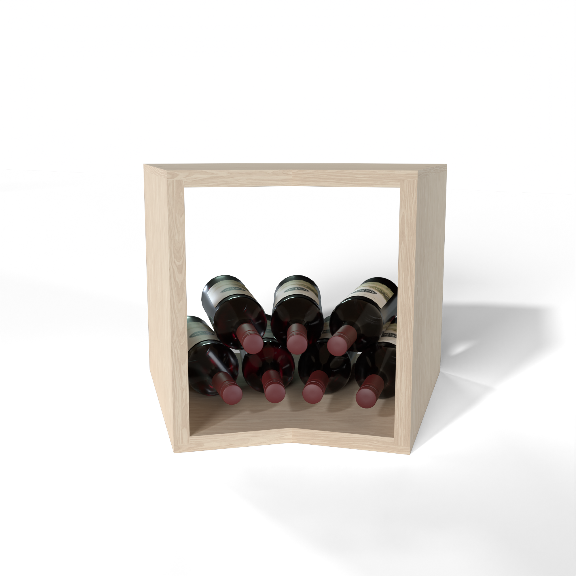 GrandCellar™ - 2 Column Full-Depth Corner Wine Bin - 12
