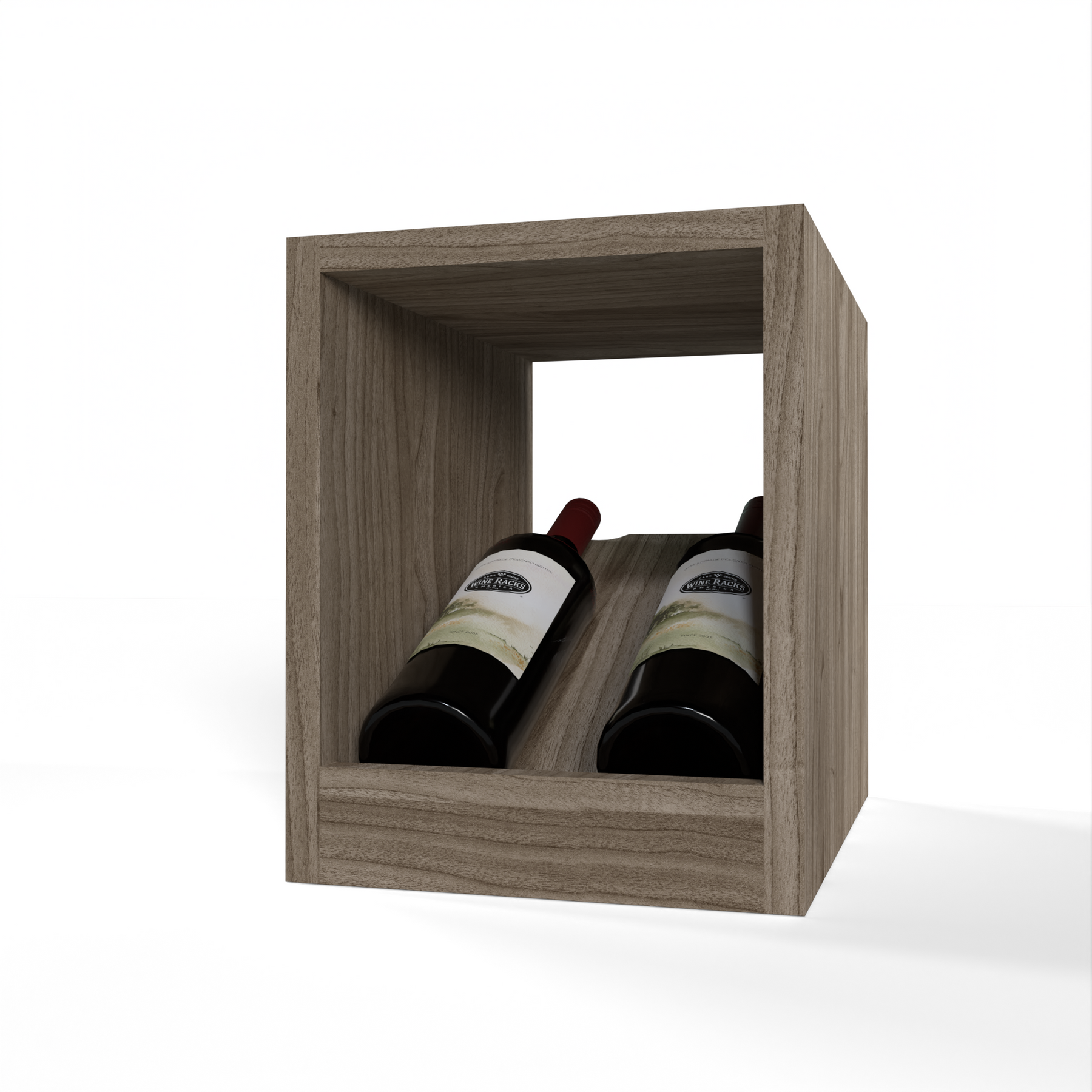 Design Rack Craddle GrandCellar™ - 2 Column Full-Depth Elevated Cradle Display Row - 12 ...
