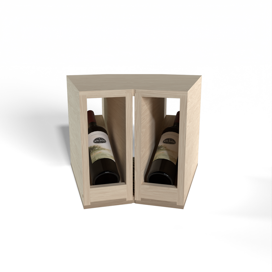 GrandCellar™ - 2 Column Full-Depth Elevated Display Row Corner  - 12"