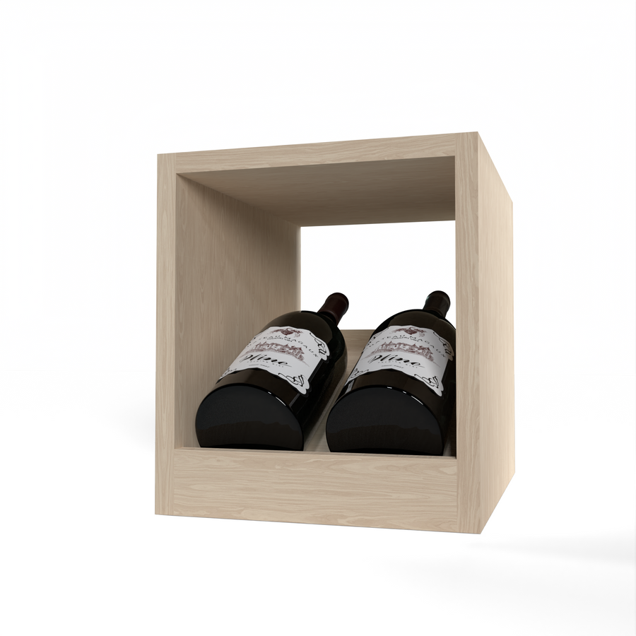 GrandCellar™ - 2 Column Full-Depth Magnum Elevated Display Row - 12"