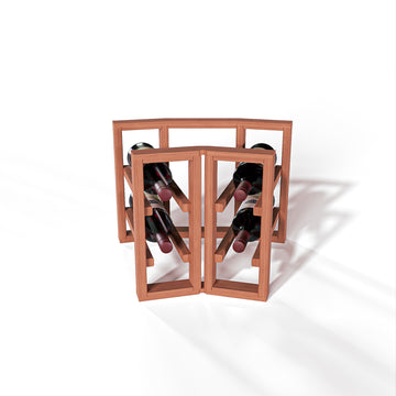 GrandCellar™ - 2 Column Full-Depth Standard Corner Wine Rack - 12
