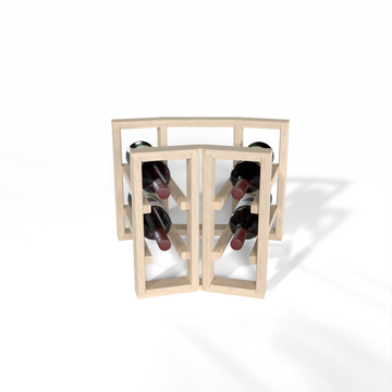 GrandCellar™ - 2 Column Full-Depth Standard Corner Wine Rack - 12