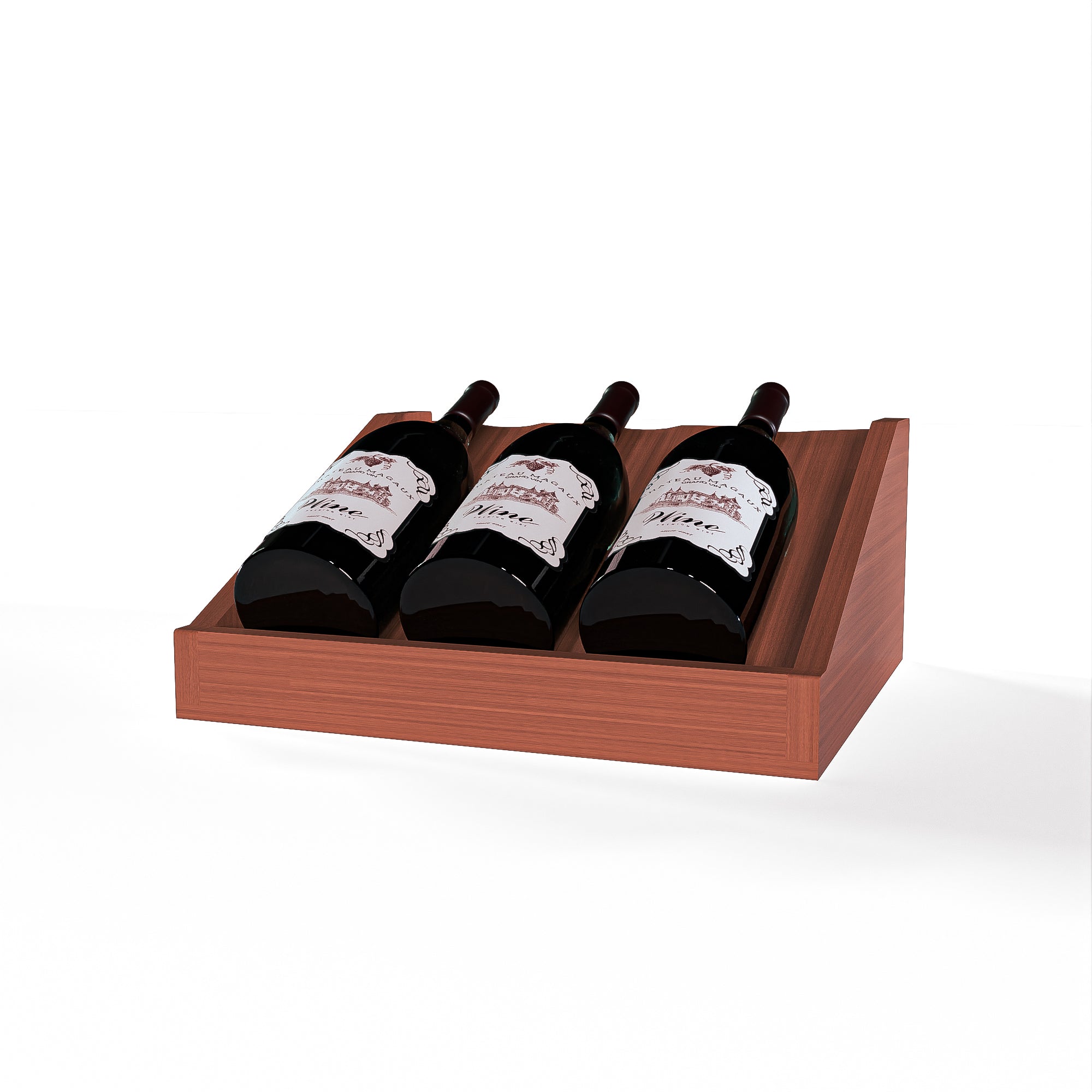 GrandCellar™ - 3 Column Full-Depth Magnum Cradle Display Top - 7