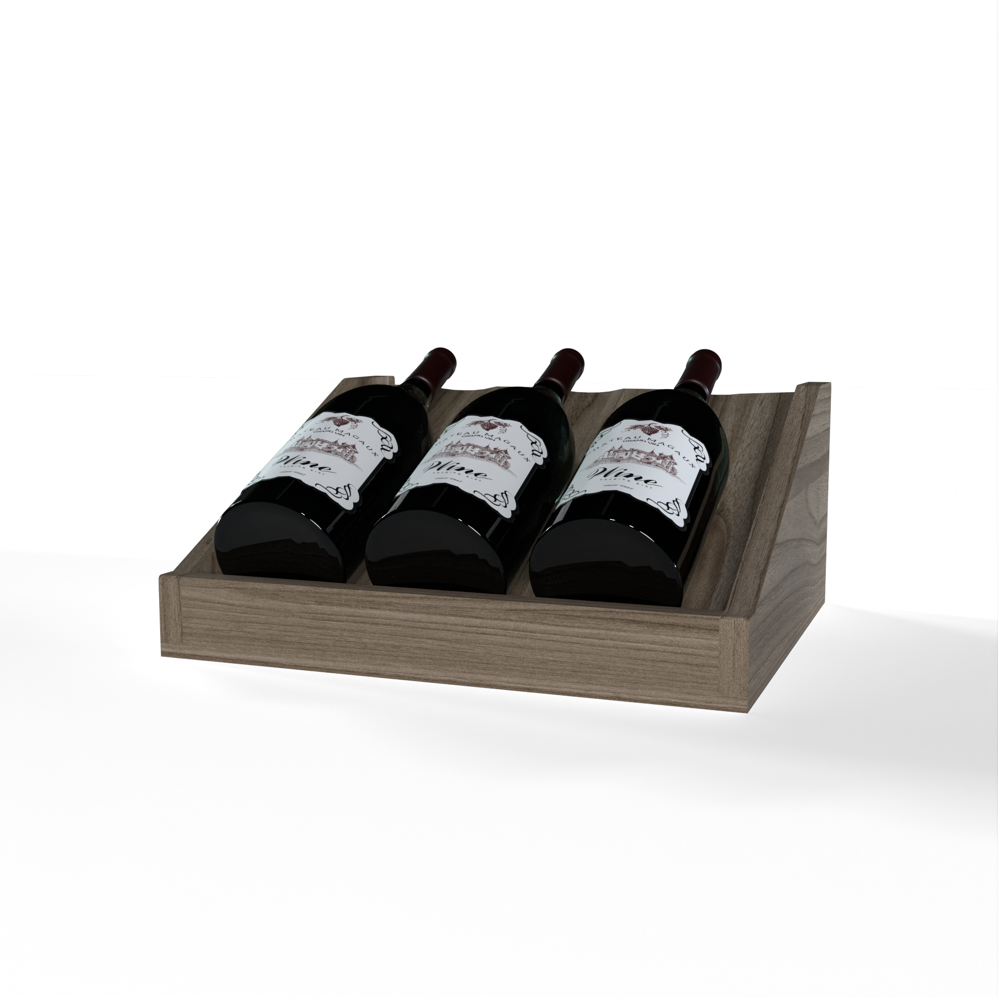 GrandCellar™ - 3 Column Full-Depth Magnum Cradle Display Top - 7