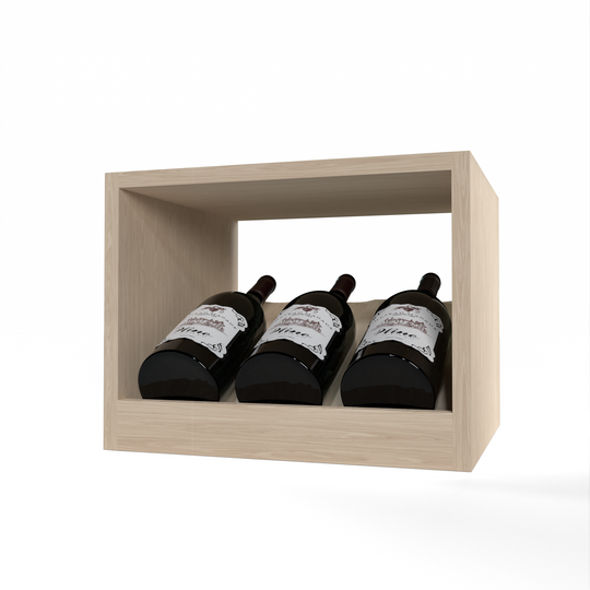 GrandCellar™ - 3 Column Full-Depth Magnum Elevated Cradle Display Row ...