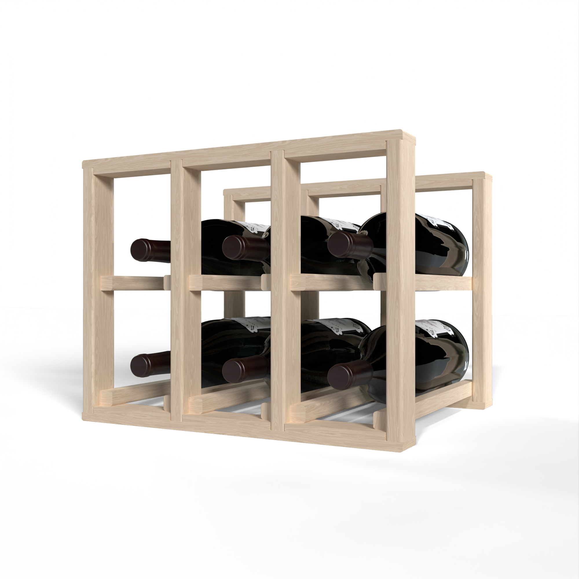 GrandCellar™ - 3 Column Standard Magnum Wine Rack - 12
