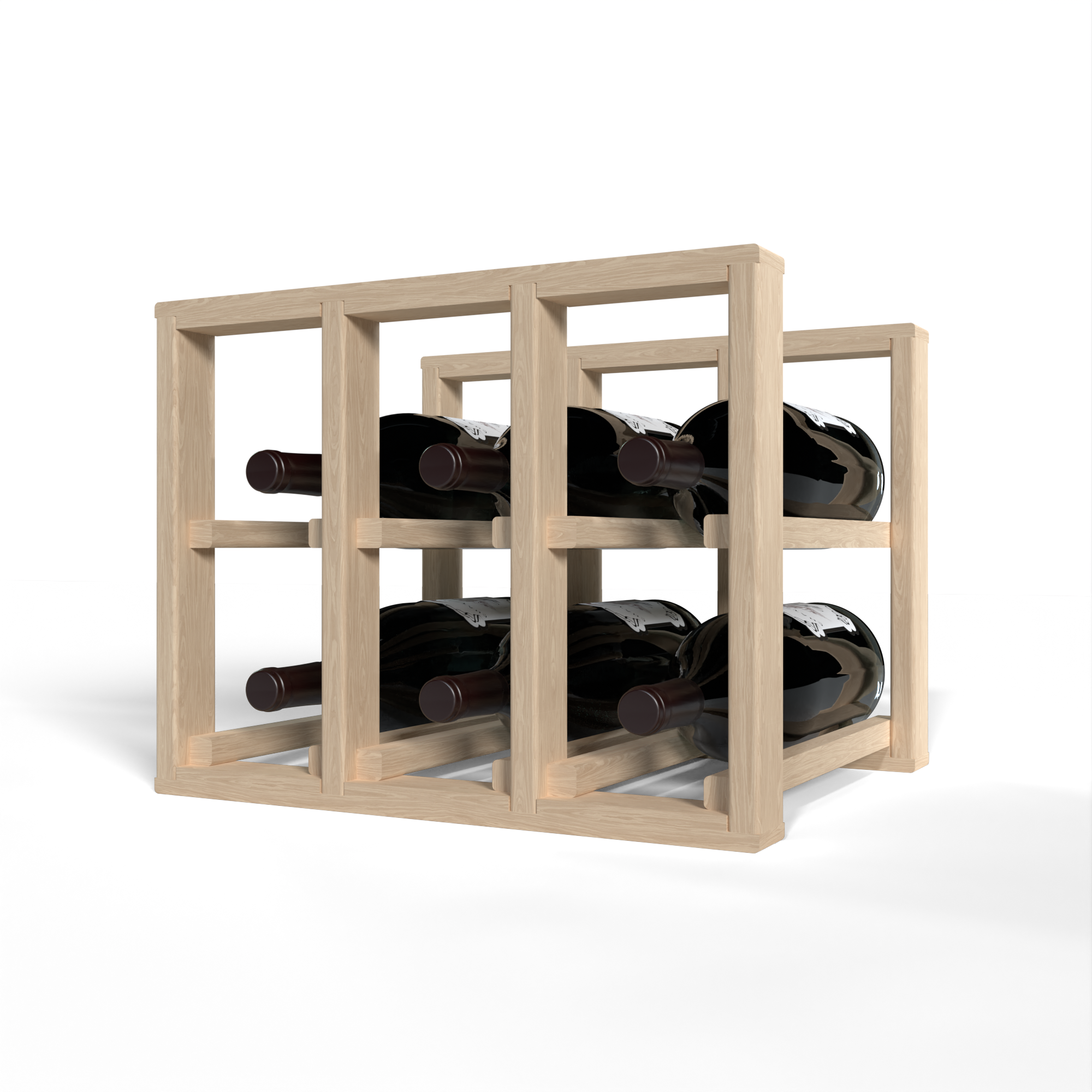 GrandCellar™ - 3 Column Standard Magnum Wine Rack - 12