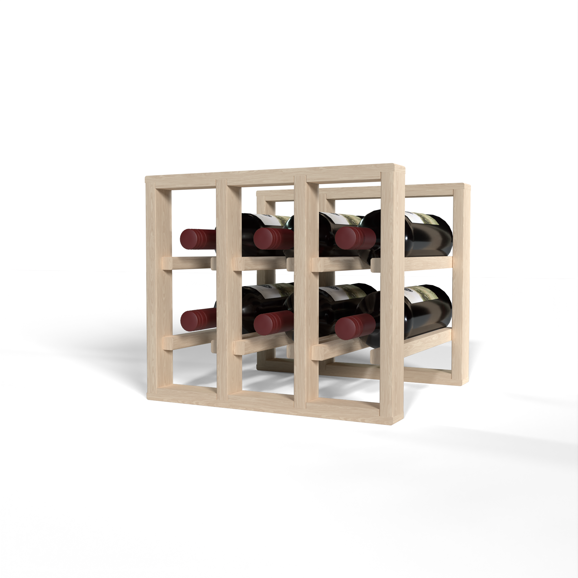 GrandCellar™ - 3 Column Full-Depth Standard Wine Rack - 12