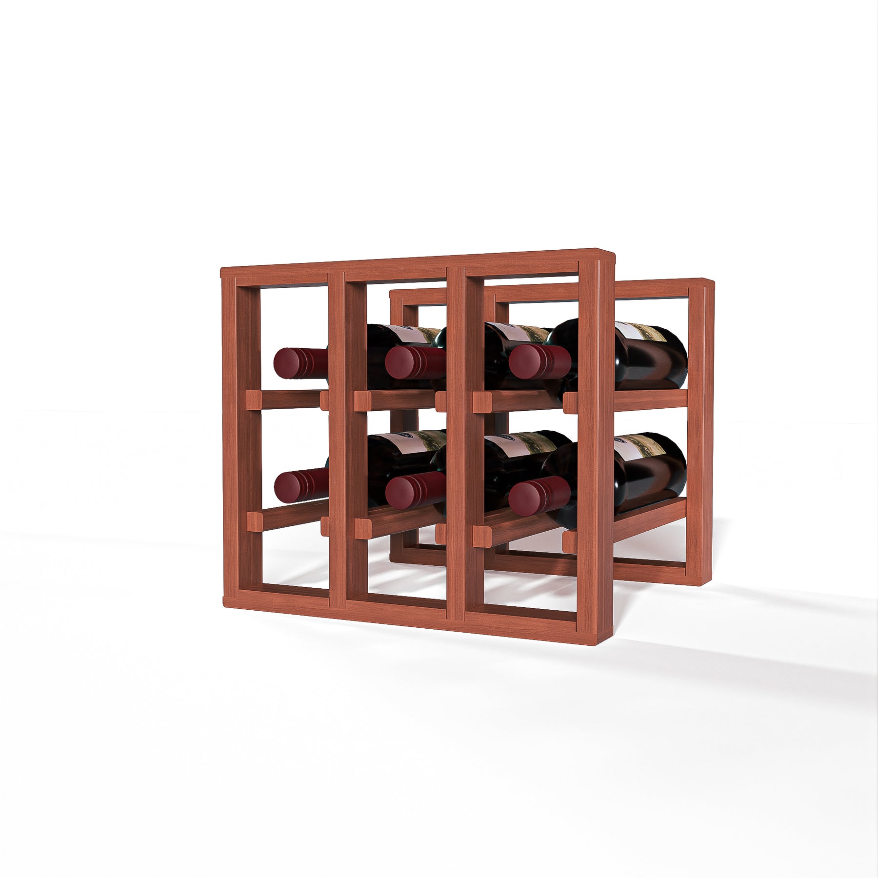 3row 4 Column Rack GrandCellar™ - 3 Column Full-Depth Standard Wine Rack - 12