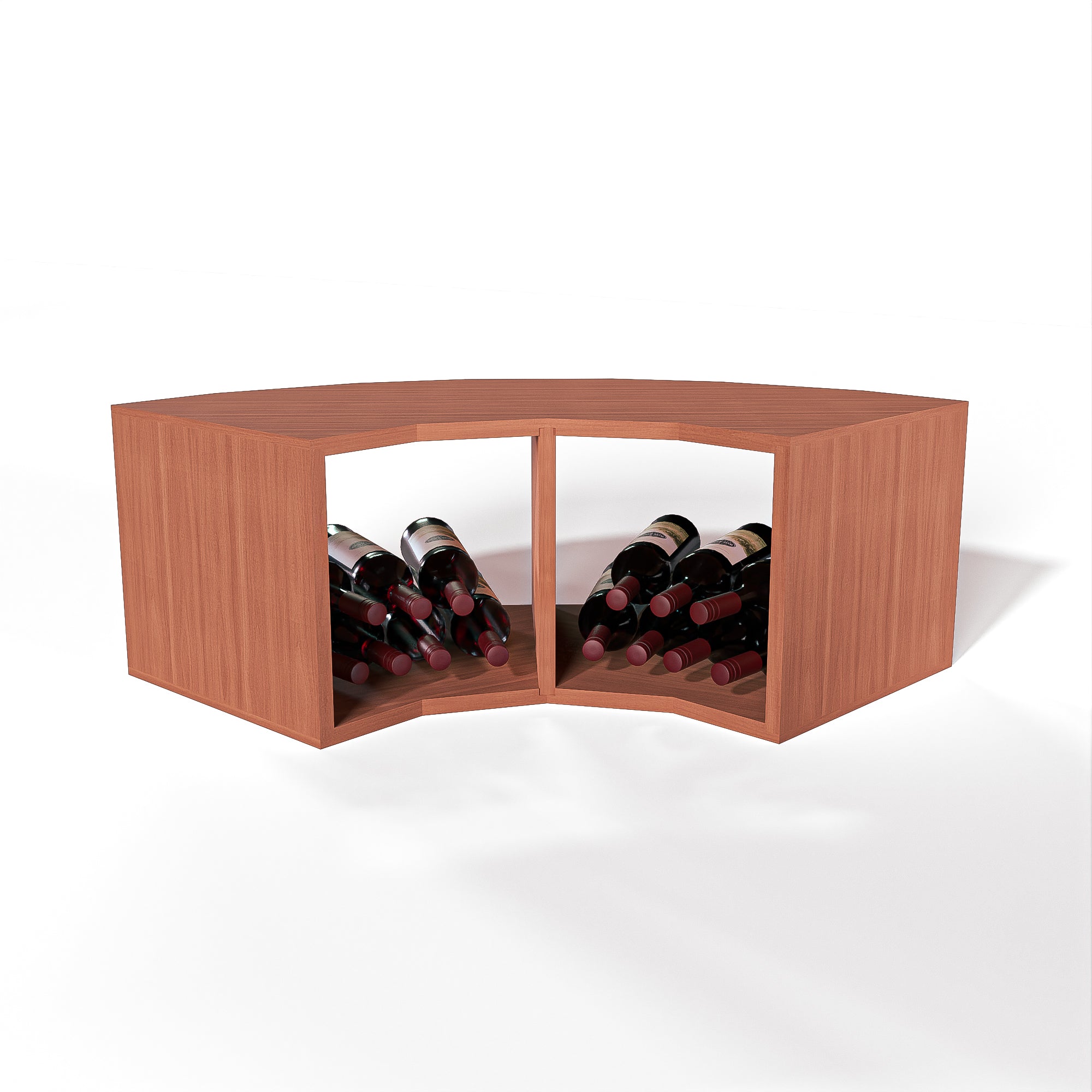 GrandCellar™ - 4 Column Full-Depth Corner Wine Bin - 12