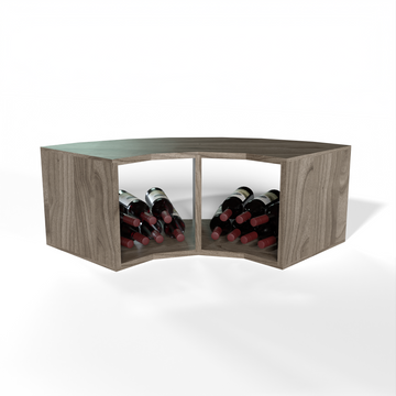 GrandCellar™ - 4 Column Full-Depth Corner Wine Bin - 12
