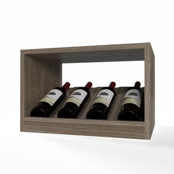 GrandCellar™ - 4 Column Full-Depth Elevated Cradle Display Row - 12
