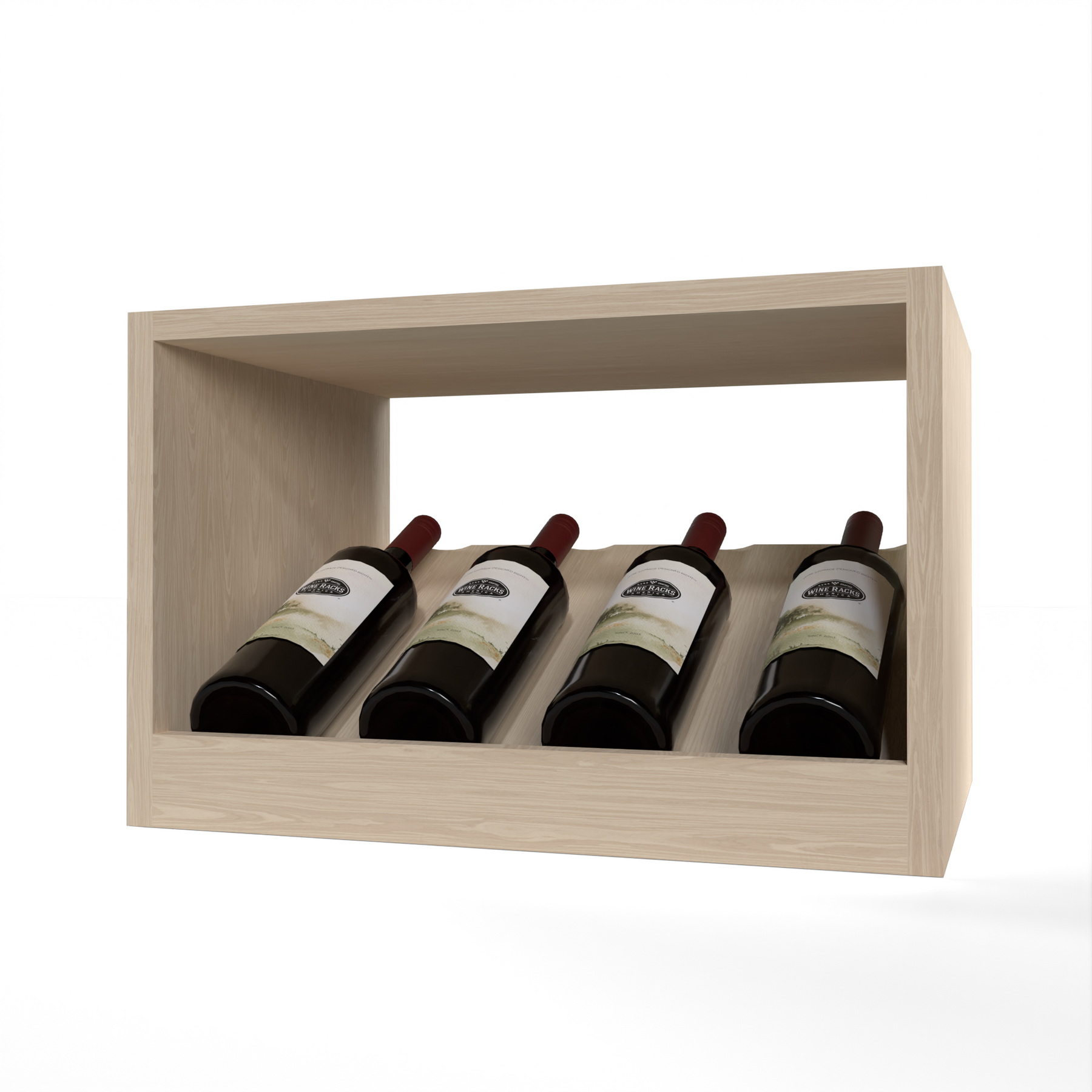 Design Rack Craddle GrandCellar™ - 4 Column Full-Depth Elevated Cradle Display Row - 12 ...
