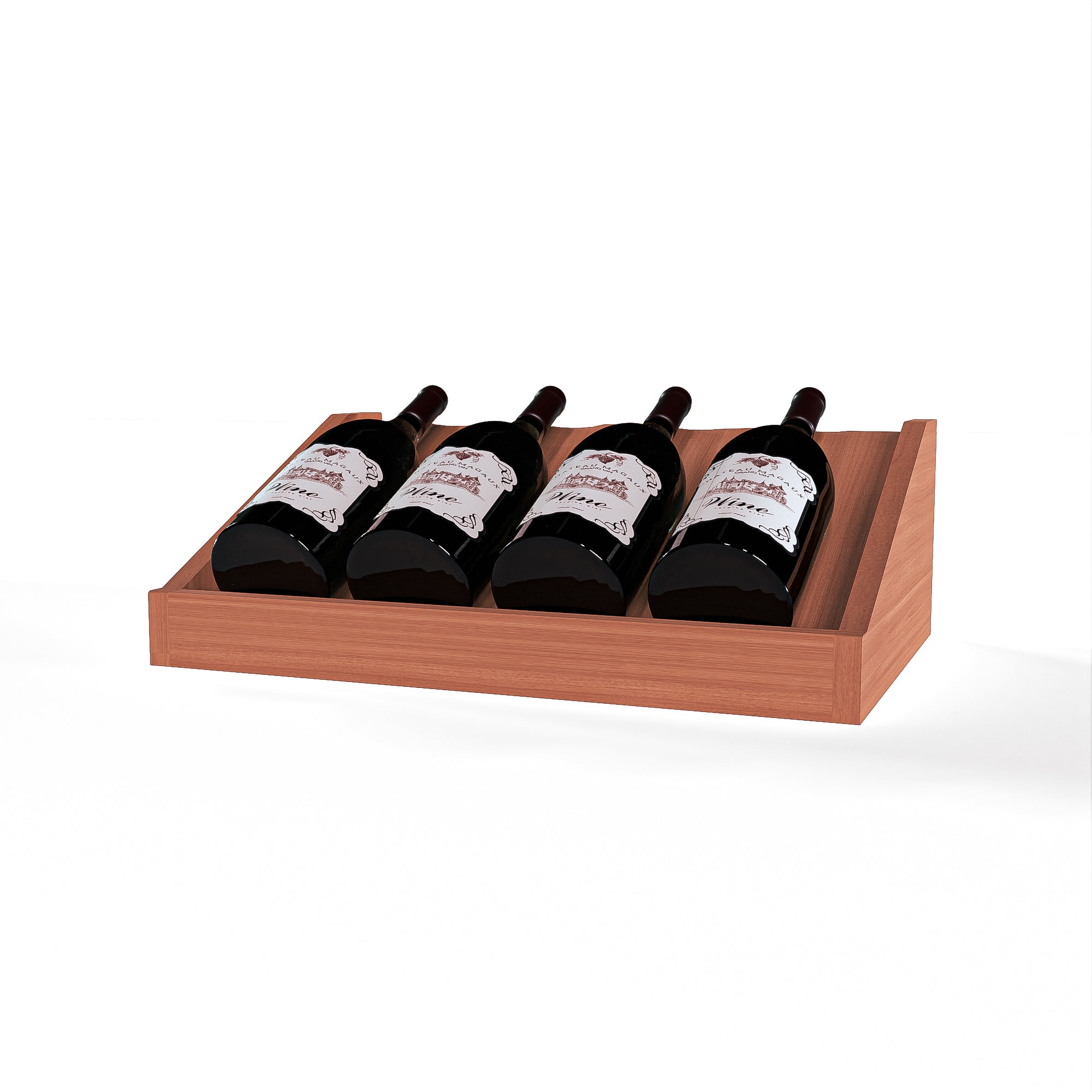 GrandCellar™ - 4 Column Full-Depth Magnum Cradle Display Top - 7