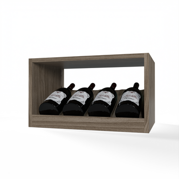 GrandCellar™ - 4 Column  Full-Depth Magnum Elevated Cradle Display Row - 12