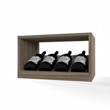 GrandCellar™ - 4 Column  Full-Depth Magnum Elevated Cradle Display Row - 12