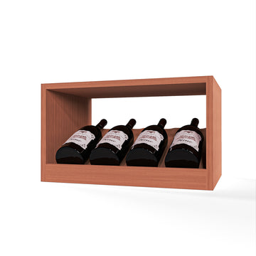 GrandCellar™ - 4 Column  Full-Depth Magnum Elevated Cradle Display Row - 12