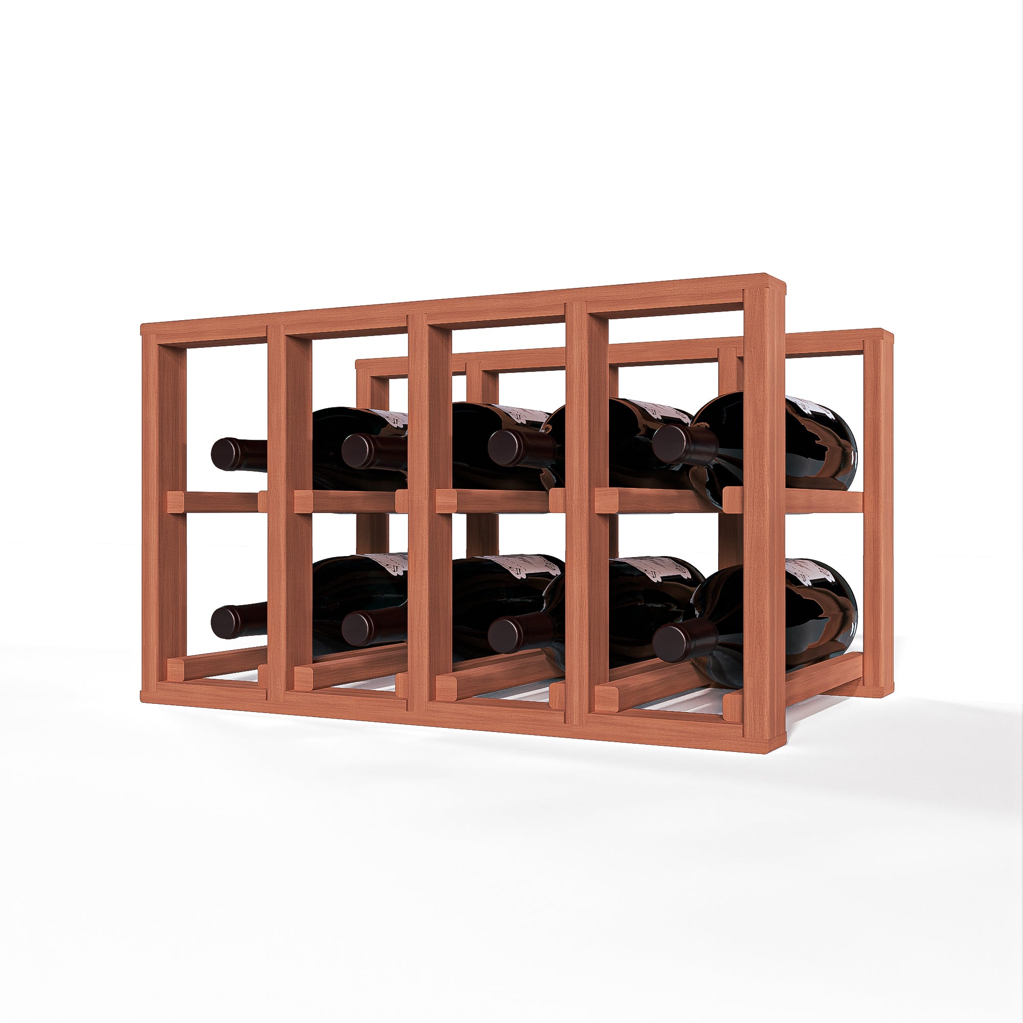 GrandCellar™ - 4 Colum Standard Magnum Wine Rack - 12