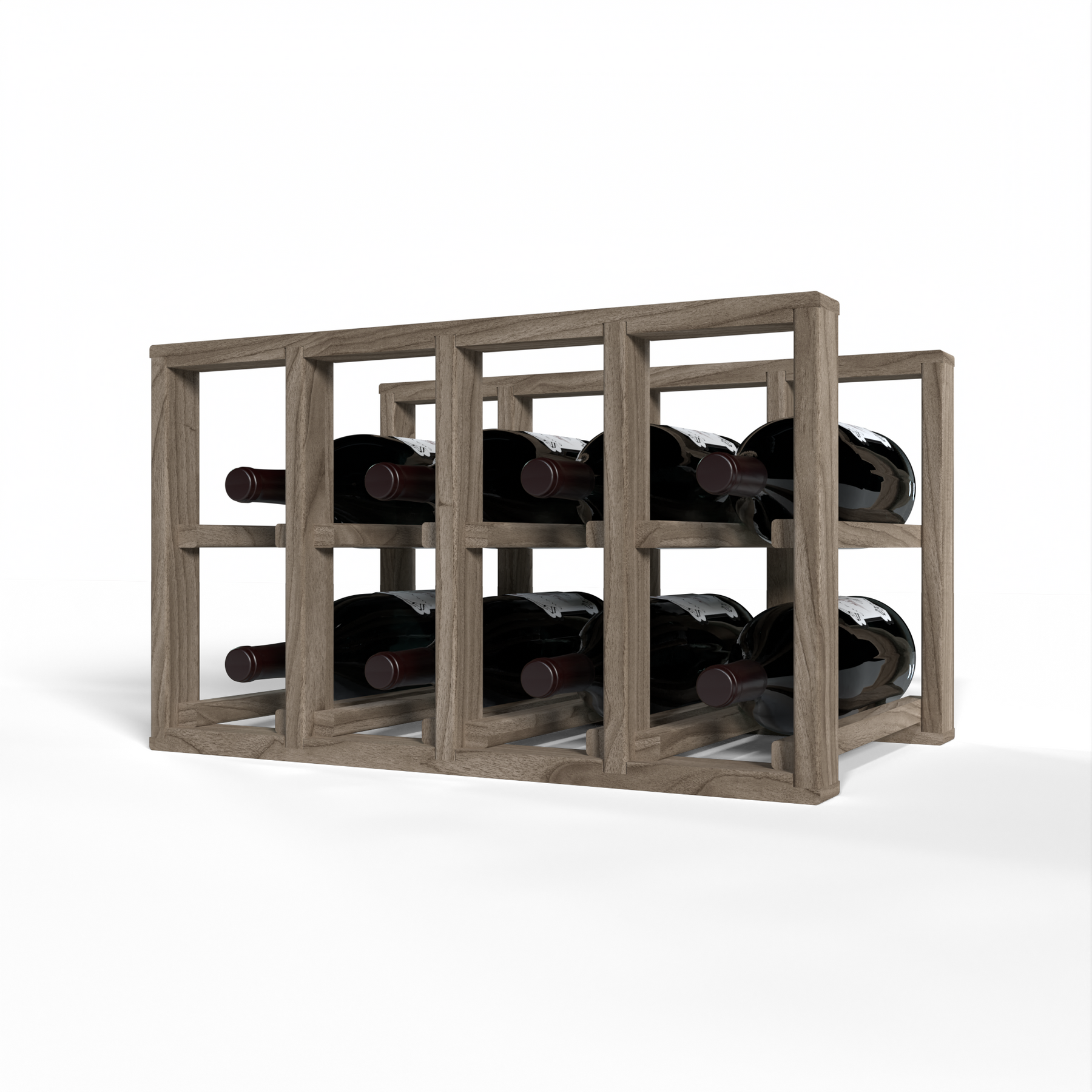 3row 4 Column Rack GrandCellar™ - 4 Colum Standard Magnum Wine Rack - 12