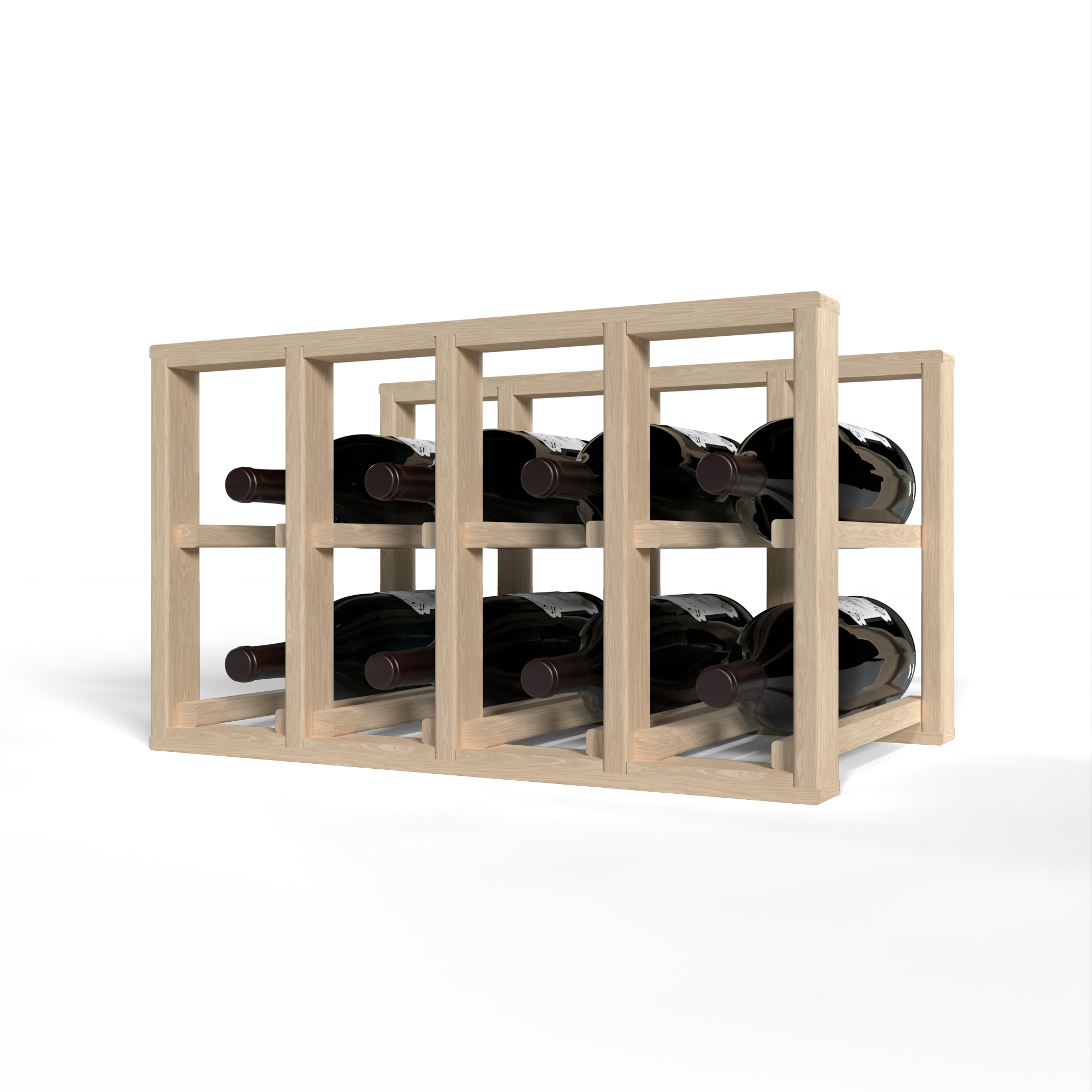 GrandCellar™ - 4 Colum Standard Magnum Wine Rack - 12