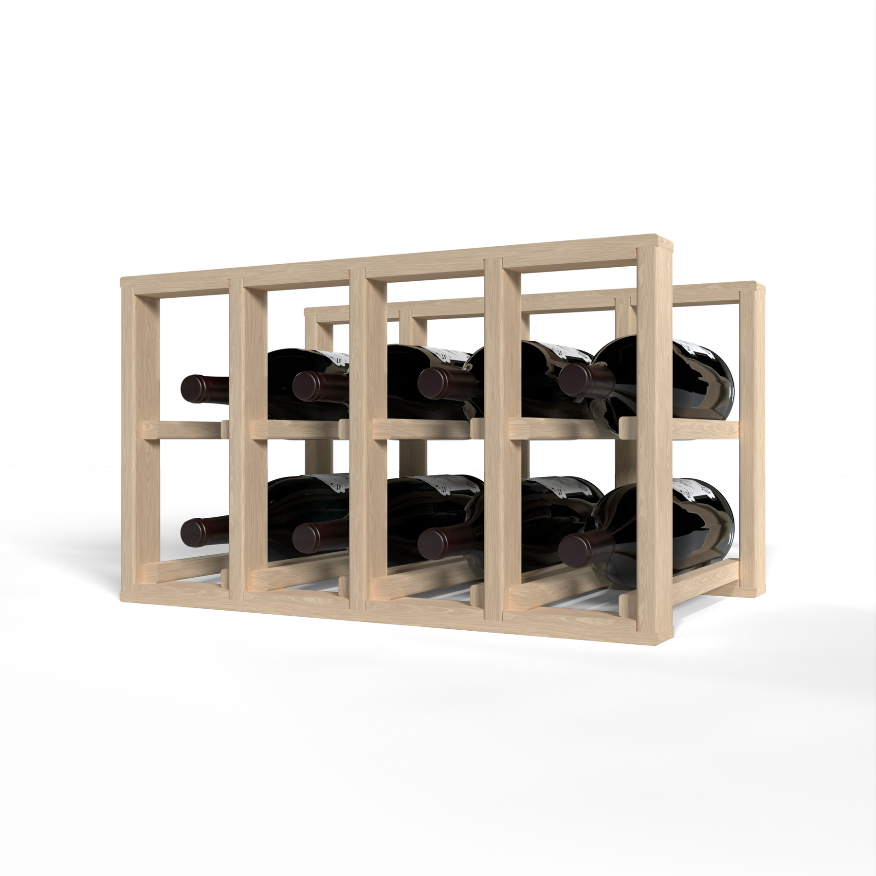 Table Colum Racks GrandCellar™ - 4 Colum Standard Magnum Wine Rack - 12