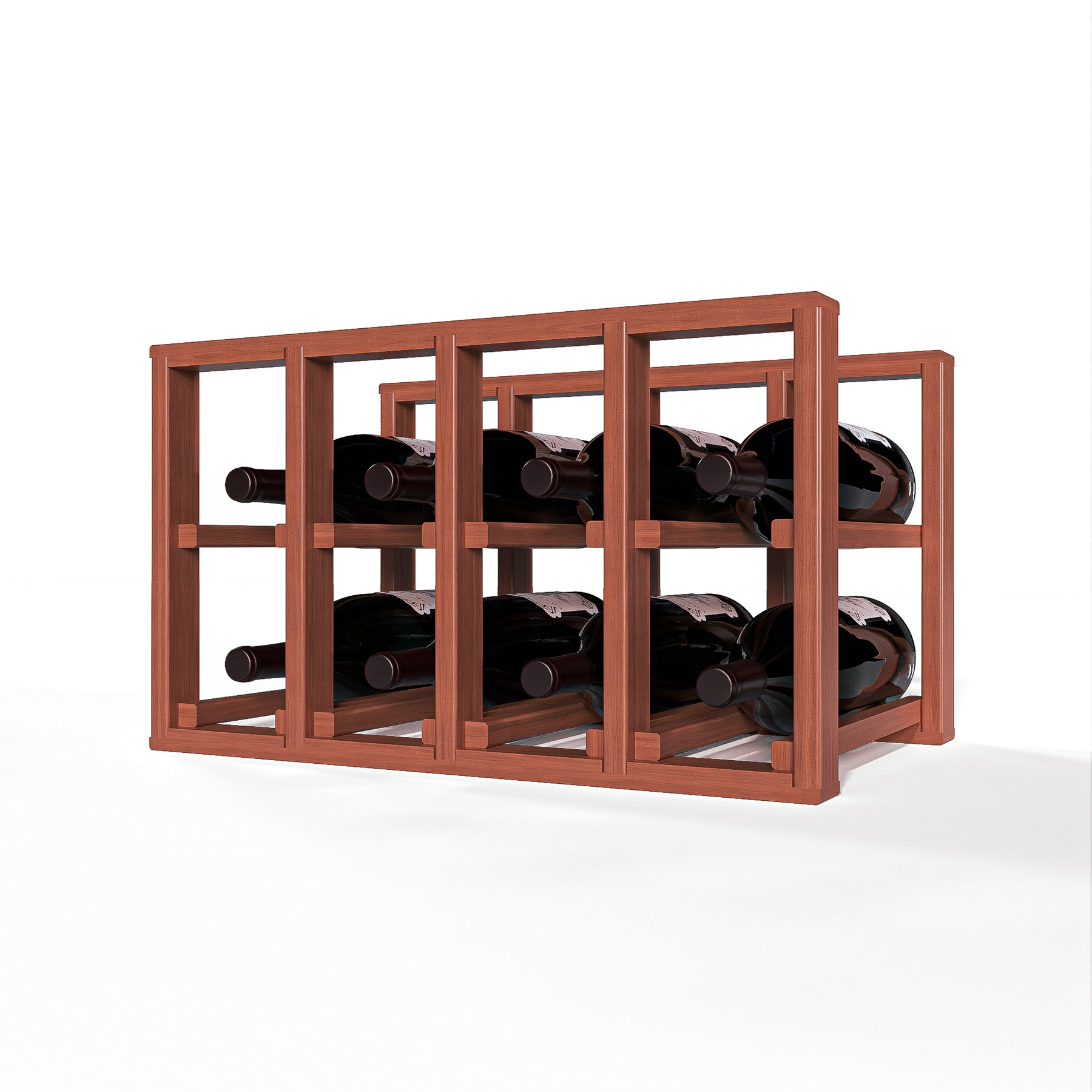 GrandCellar™ - 4 Colum Standard Magnum Wine Rack - 12