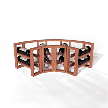 GrandCellar™ - 4 Column Full-Depth Standard Corner Wine Rack - 12