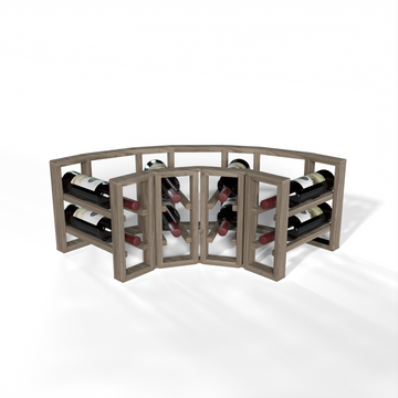 GrandCellar™ - 4 Column Full-Depth Standard Corner Wine Rack - 12