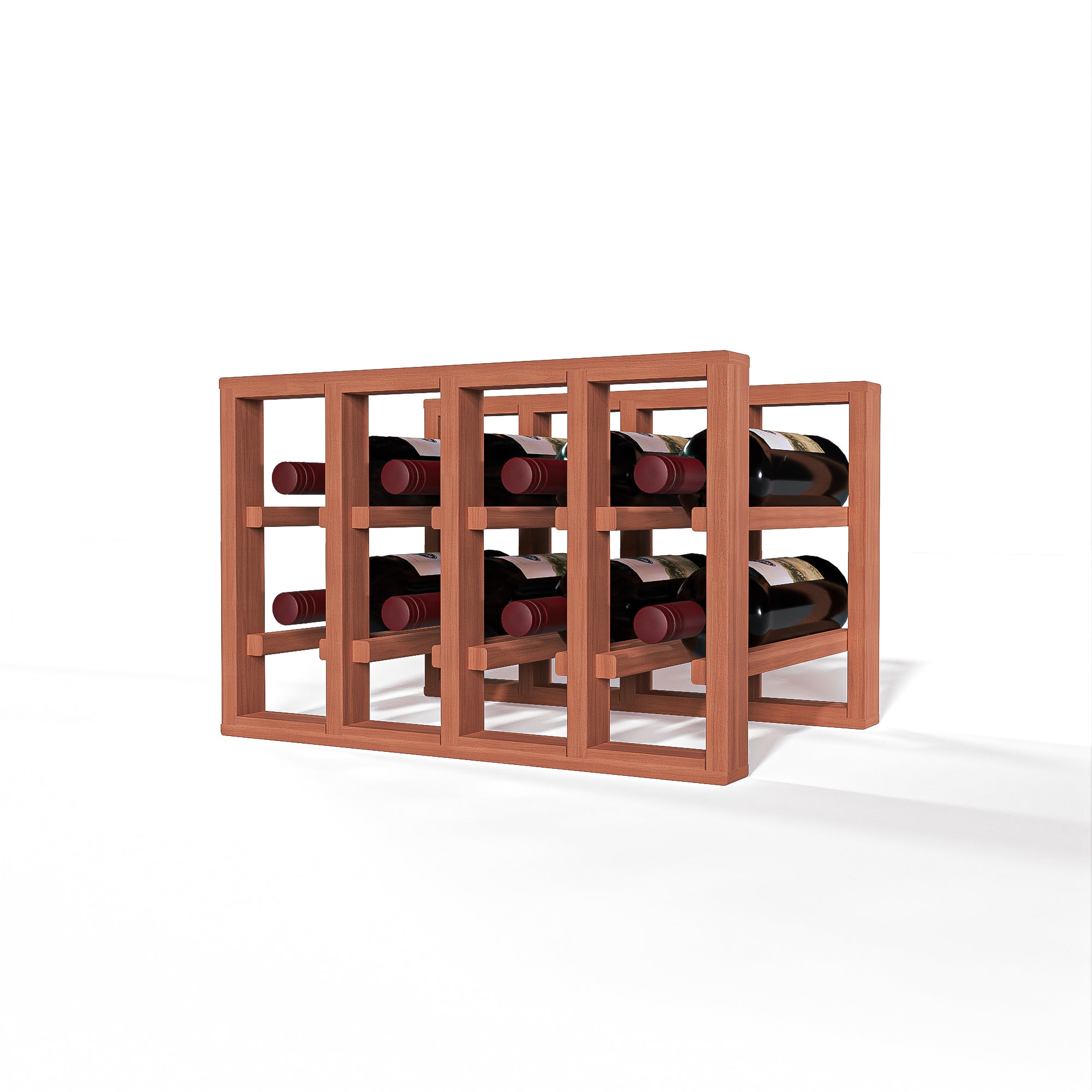 GrandCellar™ - 4 Column Full-Depth Standard Wine Rack - 12