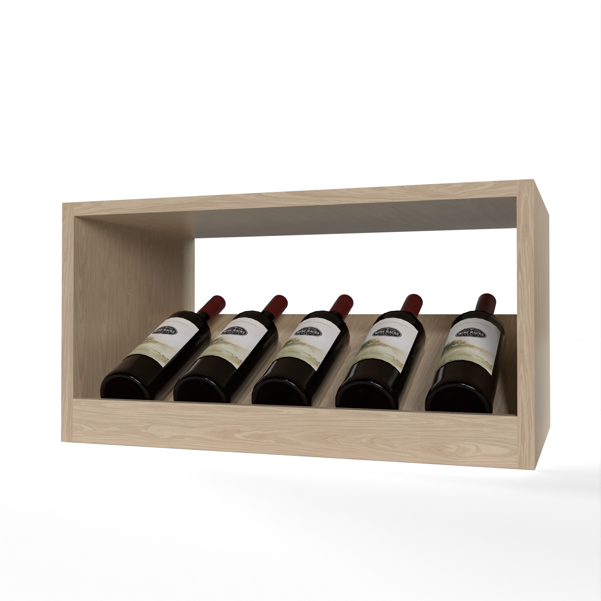 GrandCellar™ - 5 Column Full-Depth Elevated Display Row - 12