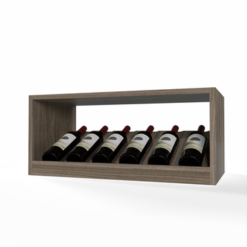 GrandCellar™ - 6 Column Full-Depth Elevated Cradle Display Row - 12