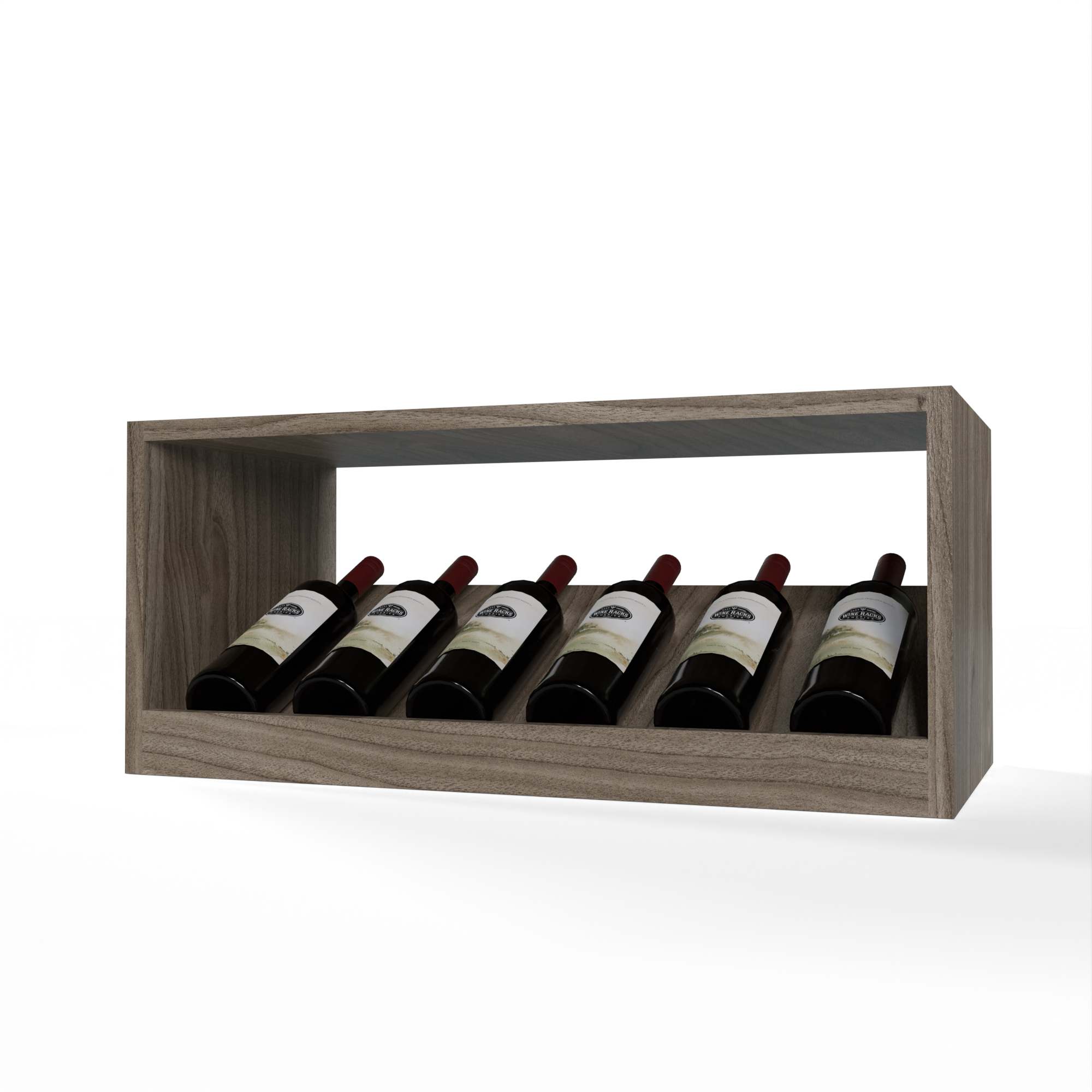 GrandCellar™ - 6 Column Full-Depth Elevated Display Row - 12