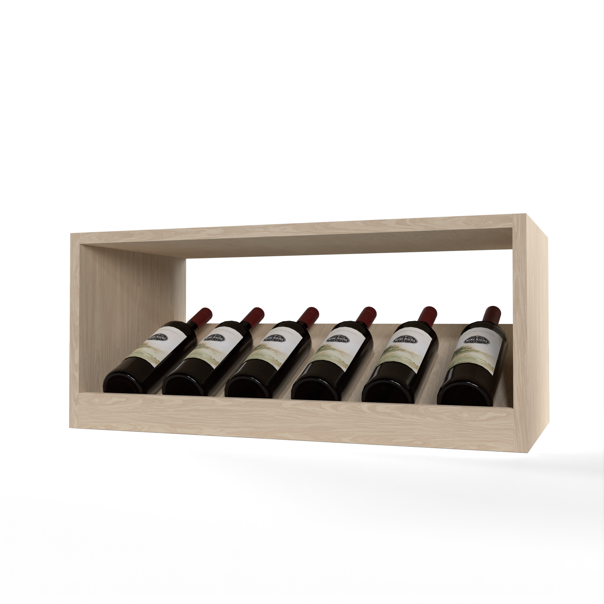 GrandCellar™ - 6 Column Full-Depth Elevated Display Row - 12