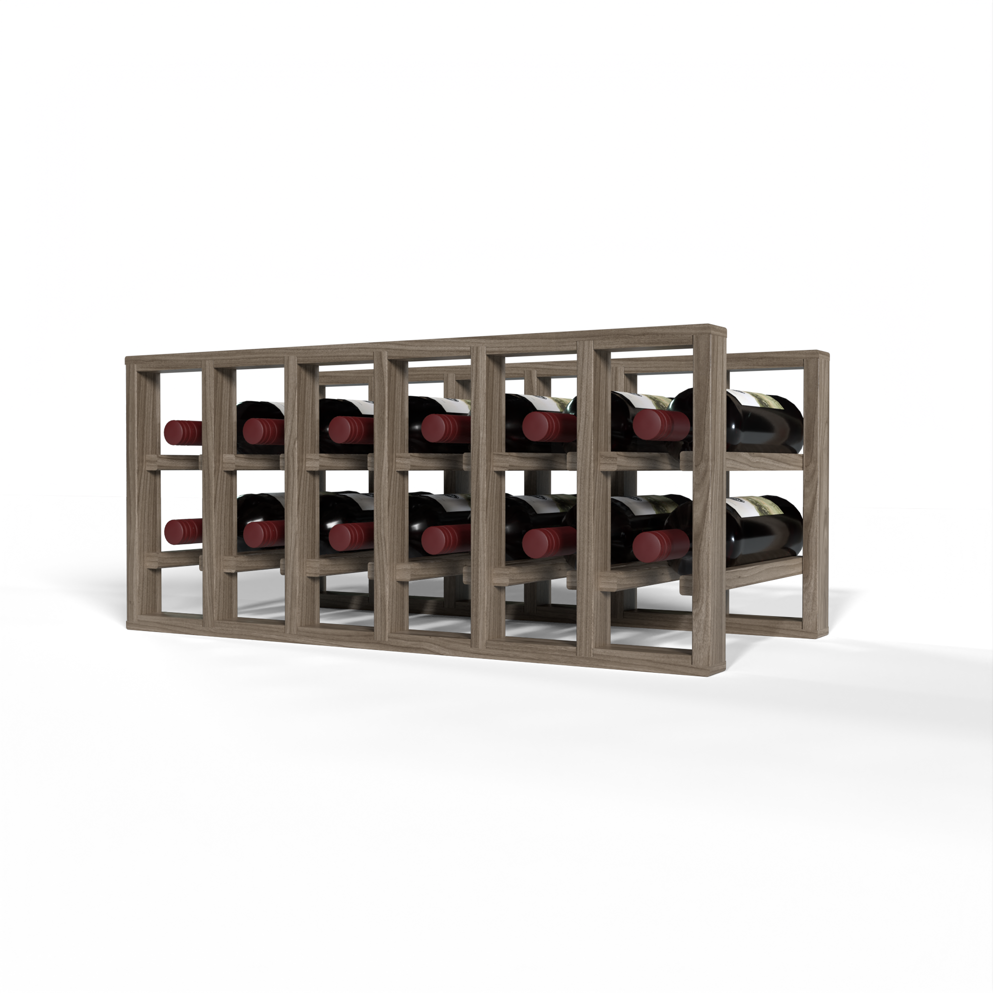 GrandCellar™ - 6 Column Full-Depth Standard Wine Rack - 12
