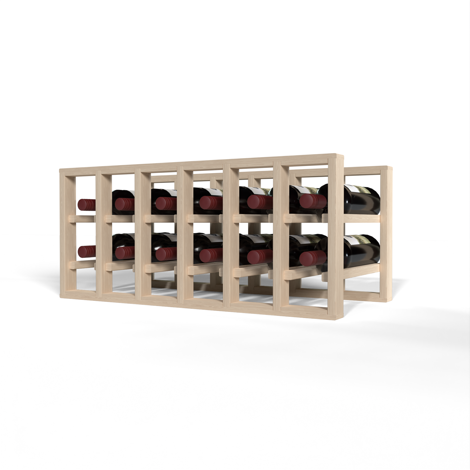GrandCellar™ - 6 Column Full-Depth Standard Wine Rack - 12
