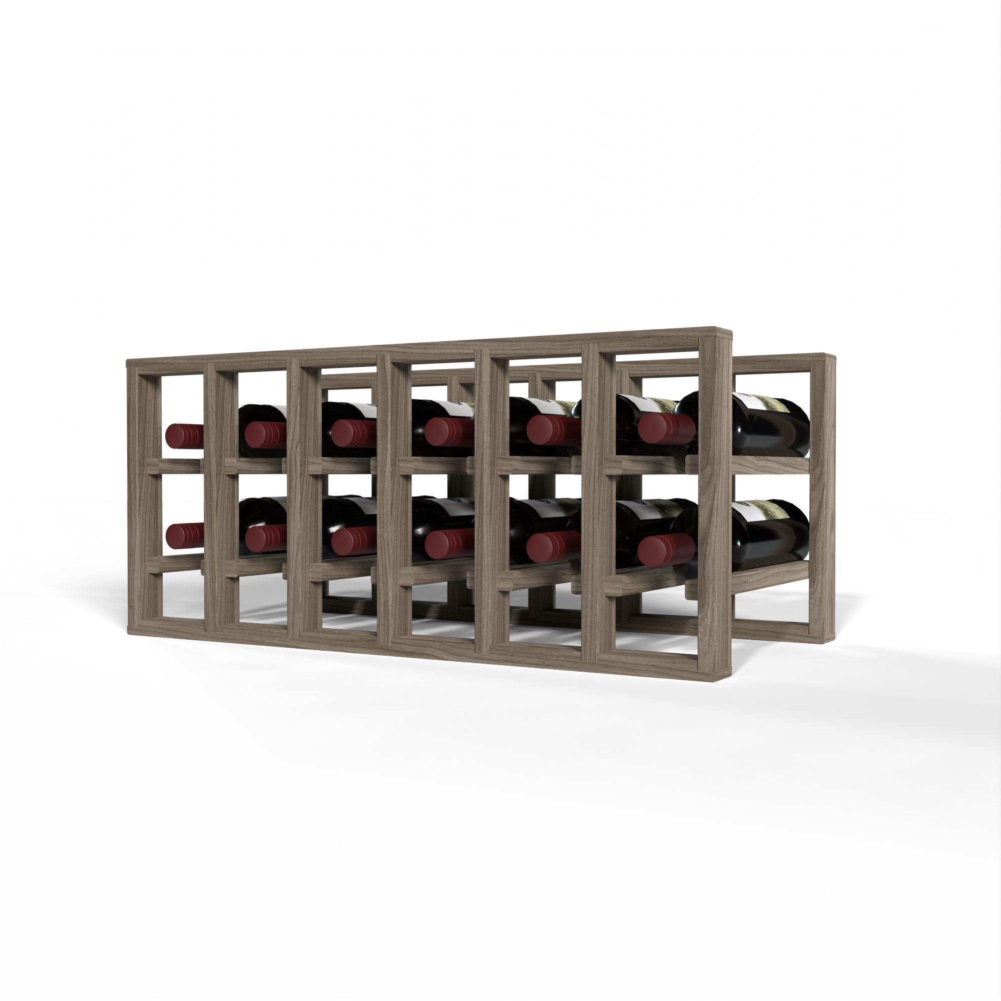 GrandCellar™ - 6 Column Full-Depth Standard Wine Rack - 12