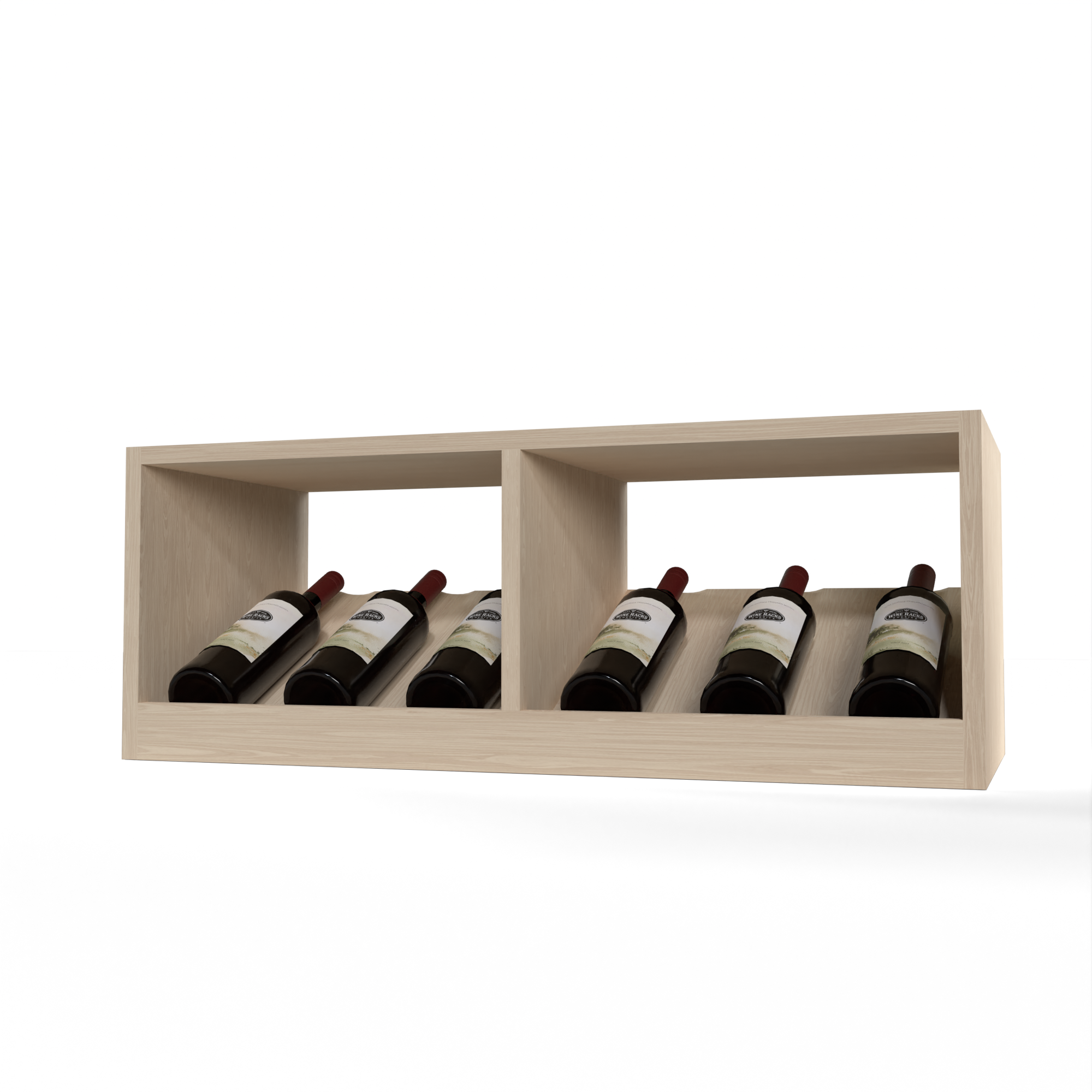 Design Rack Craddle GrandCellar™ - 7 Column Full-Depth Elevated Cradle Display Row - 12 ...