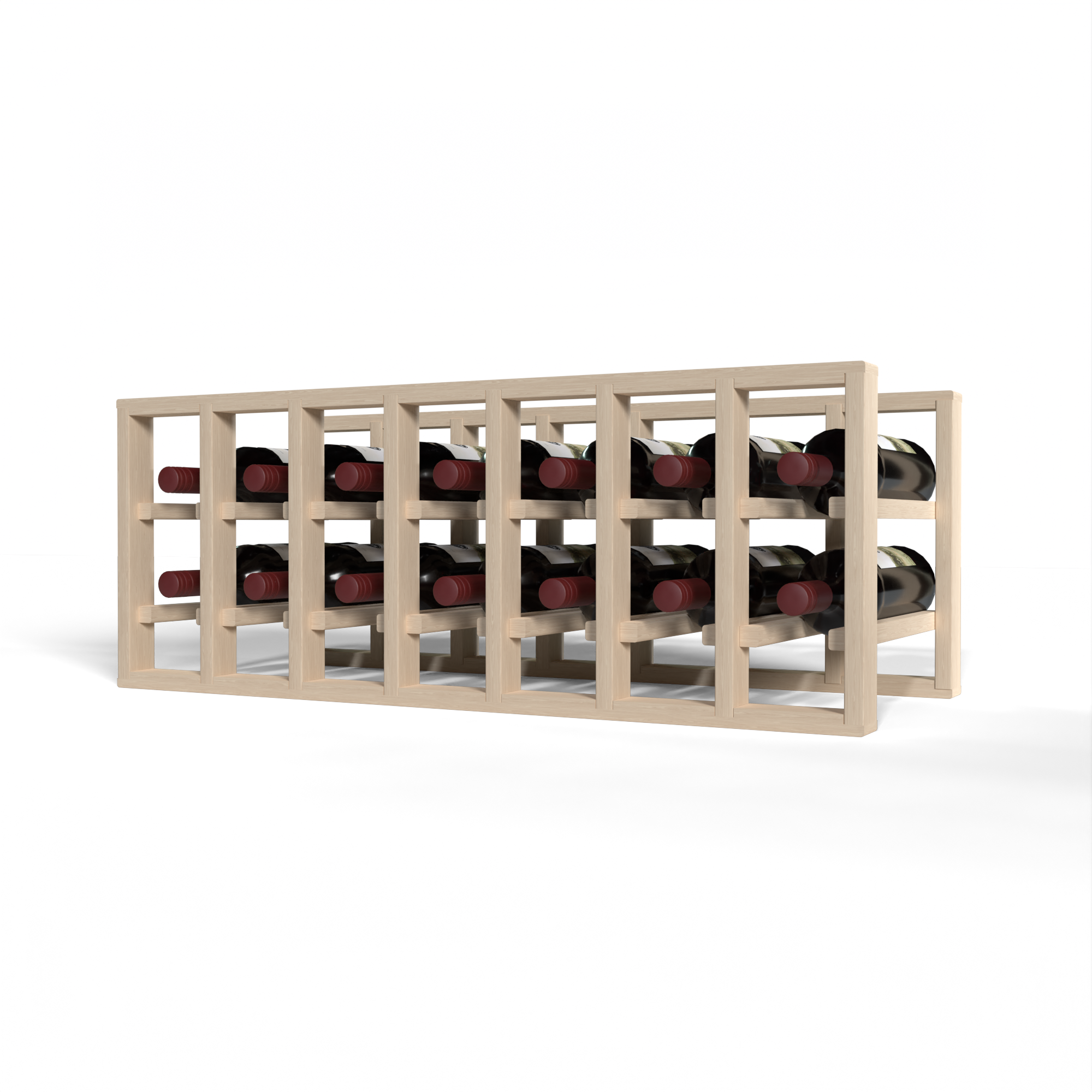 GrandCellar™ - 7 Column Full-Depth Standard Wine Rack - 12