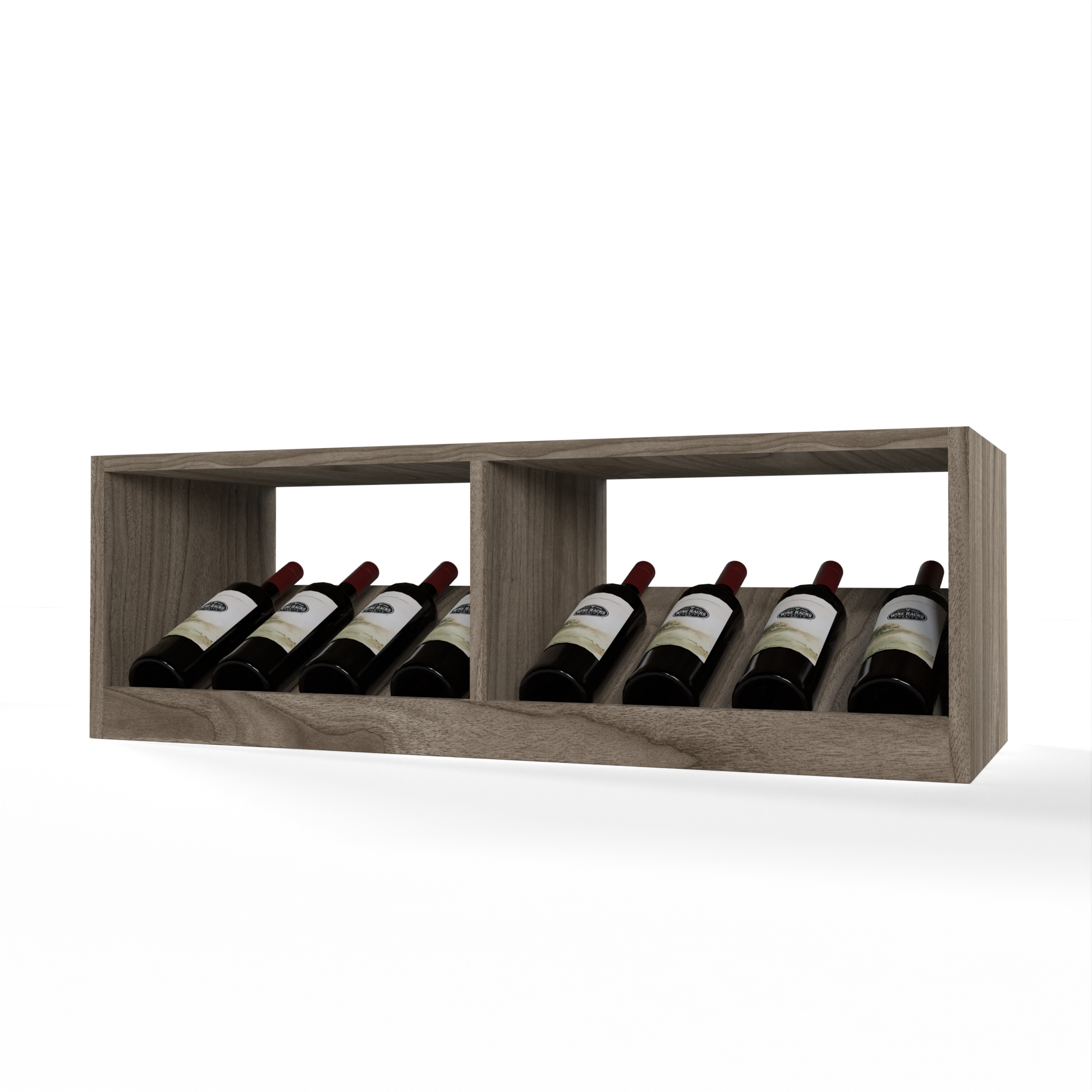 GrandCellar™ - 8 Column Full-Depth Elevated Display Row - 12